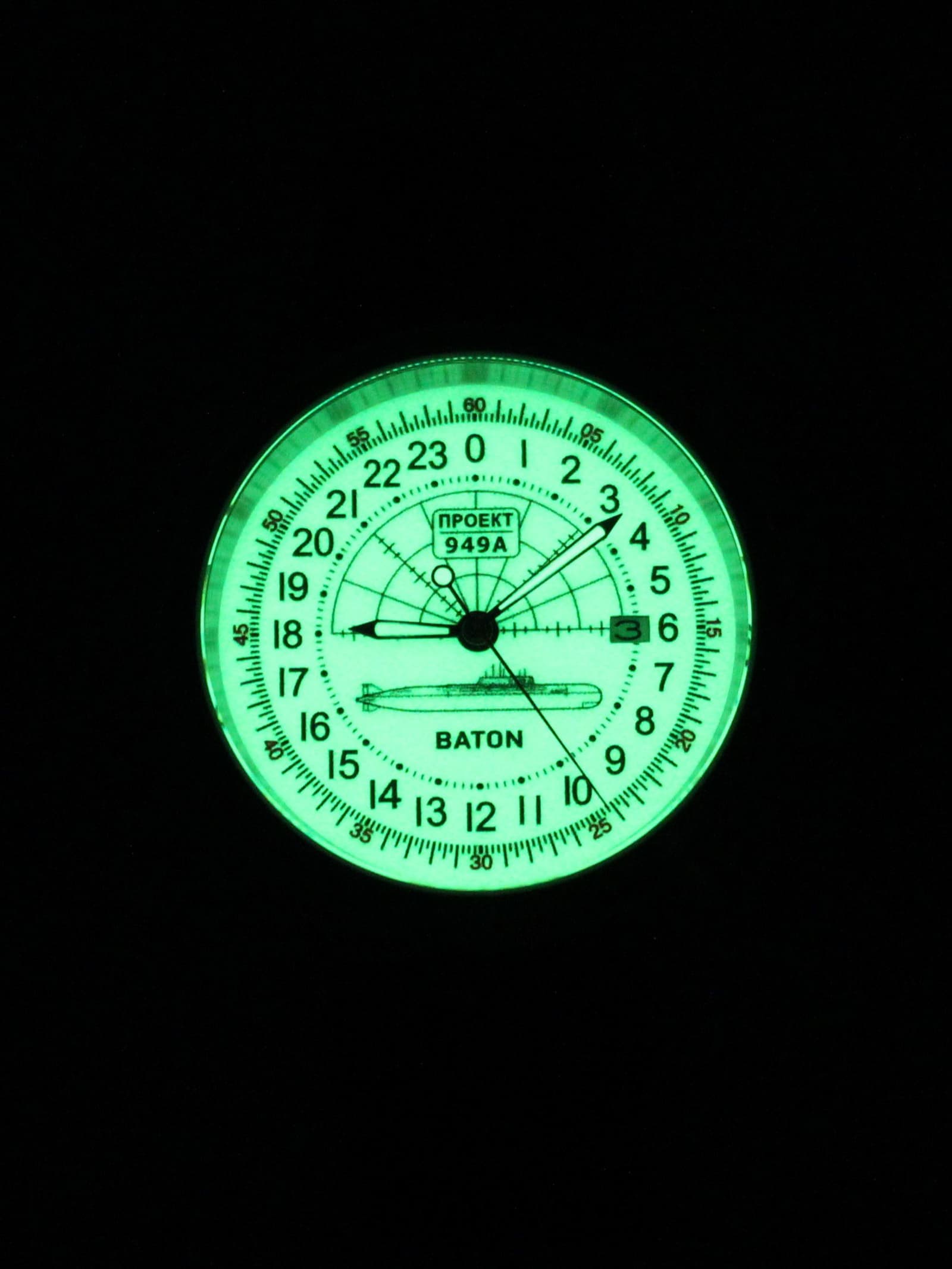 Часы 949А / Baton механические с автоподзаводом (Seiko NH34A) 45.046.01