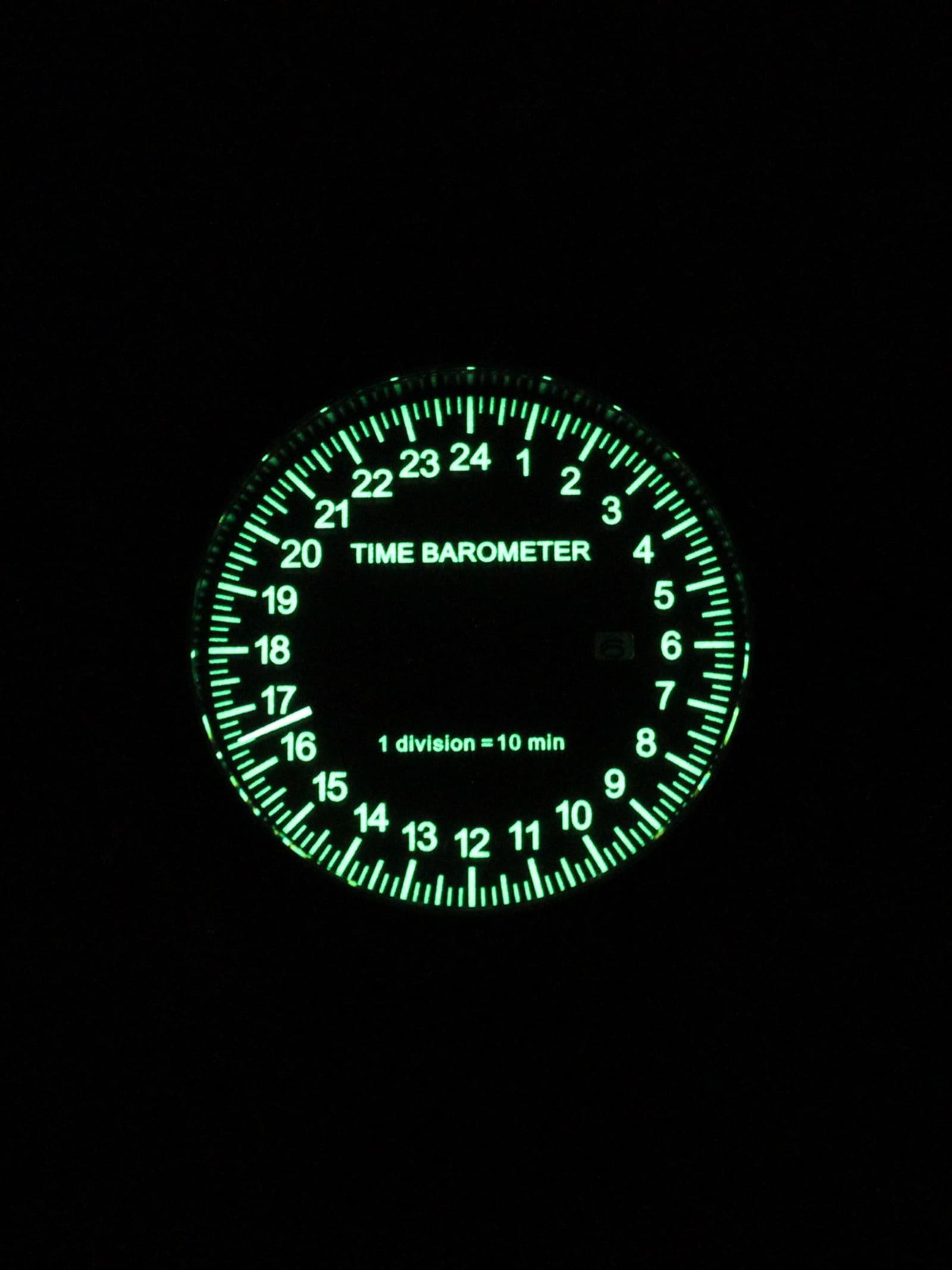Часы Time Barometer однострелочные механические с автоподзаводом (Seiko NH34A) 152.601.1