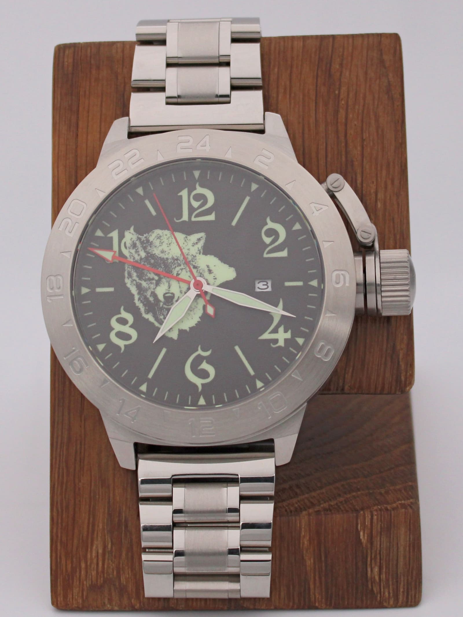 Часы Волк механические с автоподзаводом (Seiko NH34A) 52.300.2