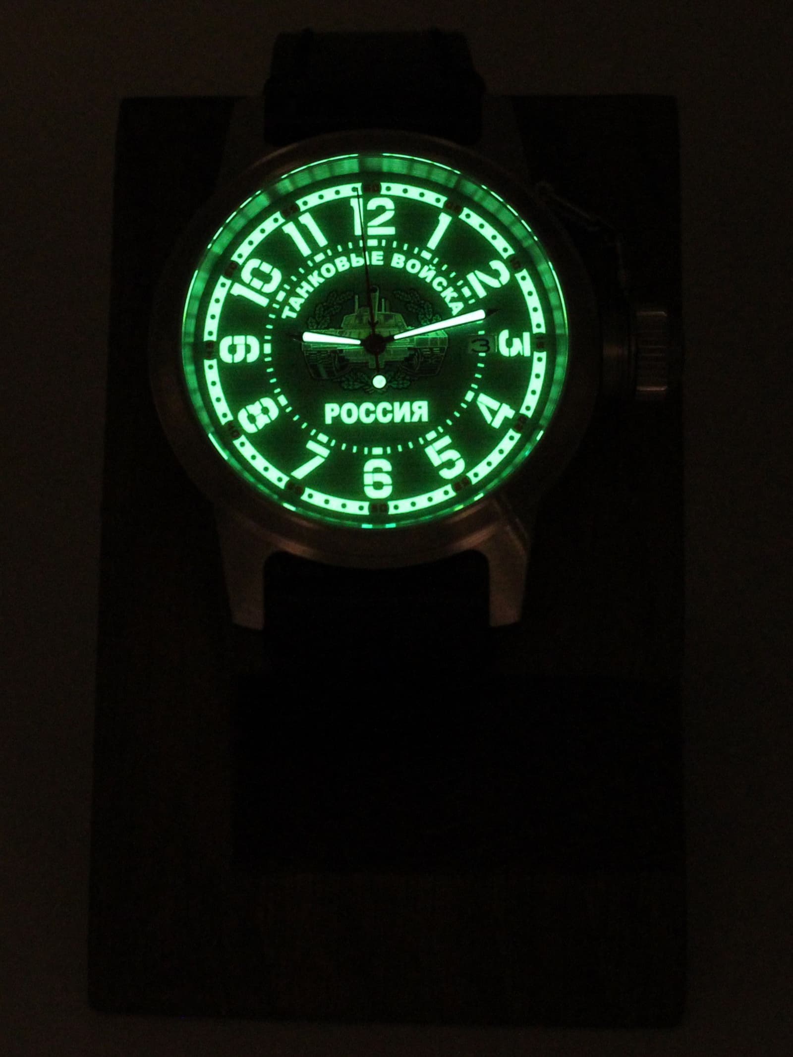 Часы Танковые войска механические с автоподзаводом (Seiko NH35A) 45.270.01