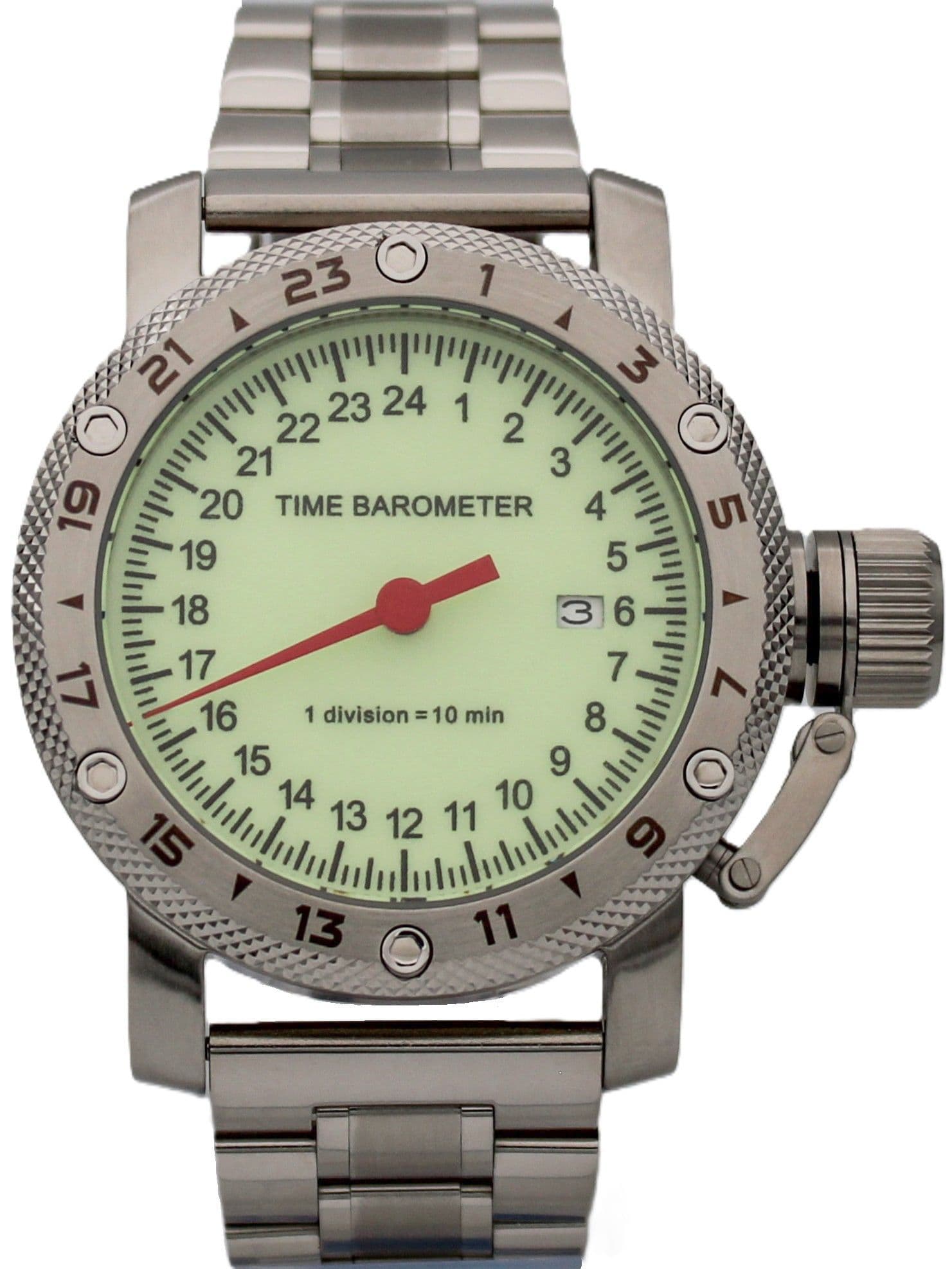 Часы Time Barometer однострелочные механические с автоподзаводом (Seiko NH34A) 47.600.2