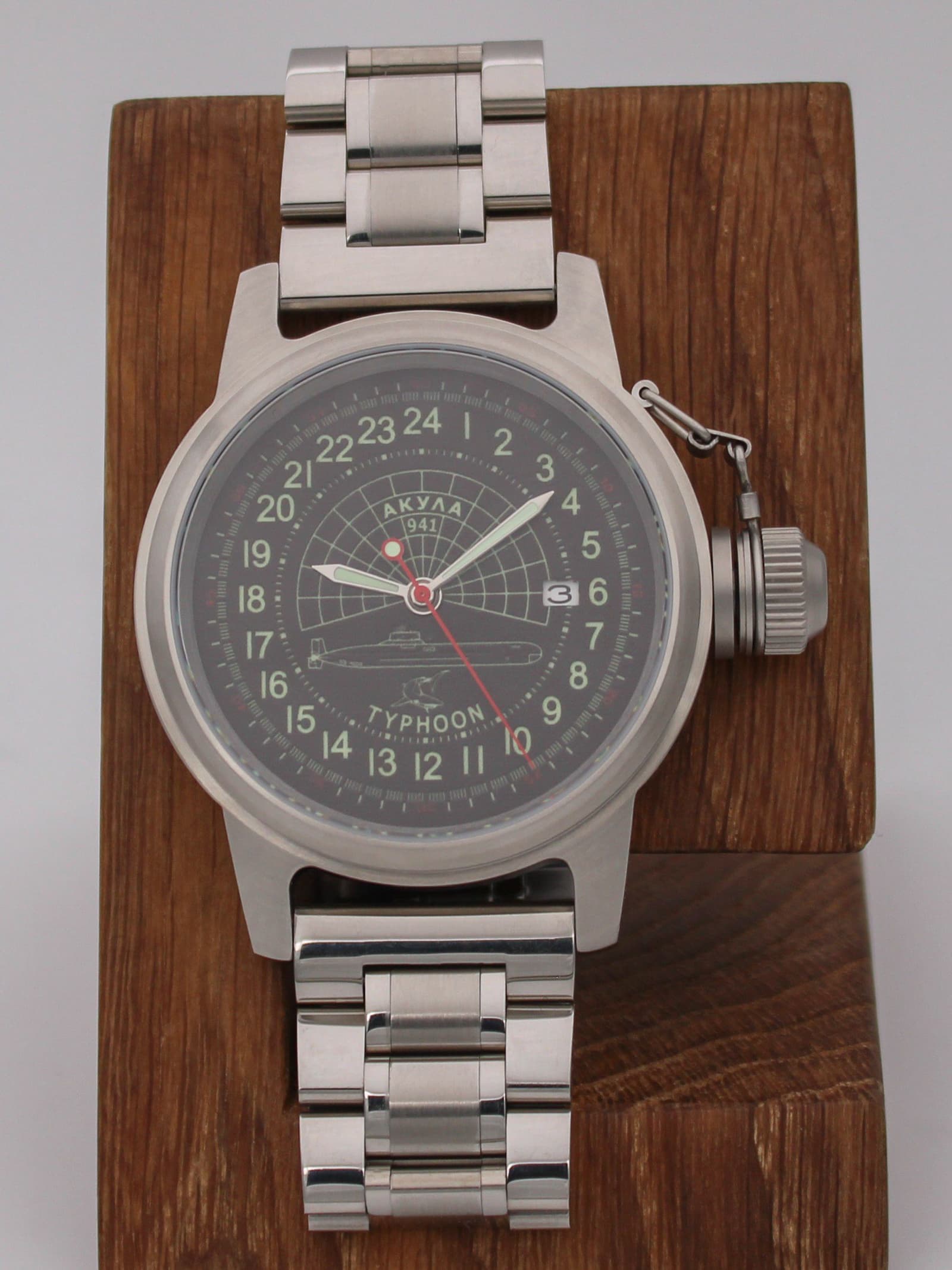 Часы 941 / Акула (Typhoon) механические с автоподзаводом (Seiko NH34A) 45.145.2
