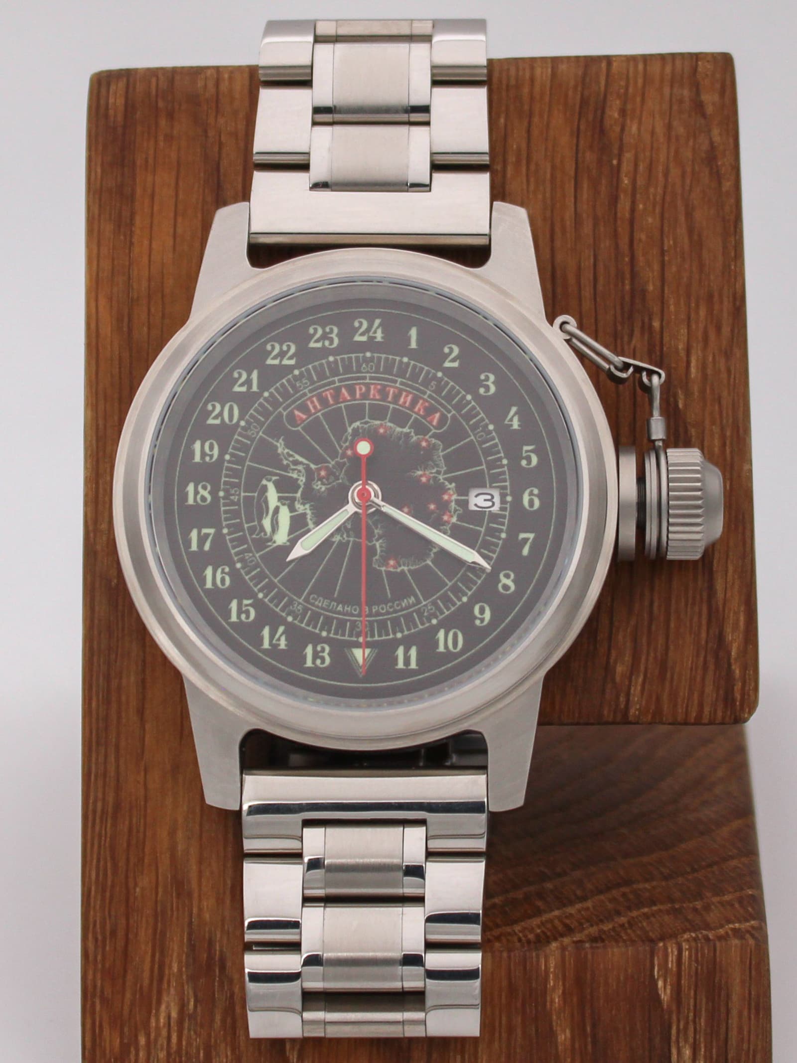 Часы Полярные / Антарктика механические с автоподзаводом (Seiko NH34A) 45.141.2