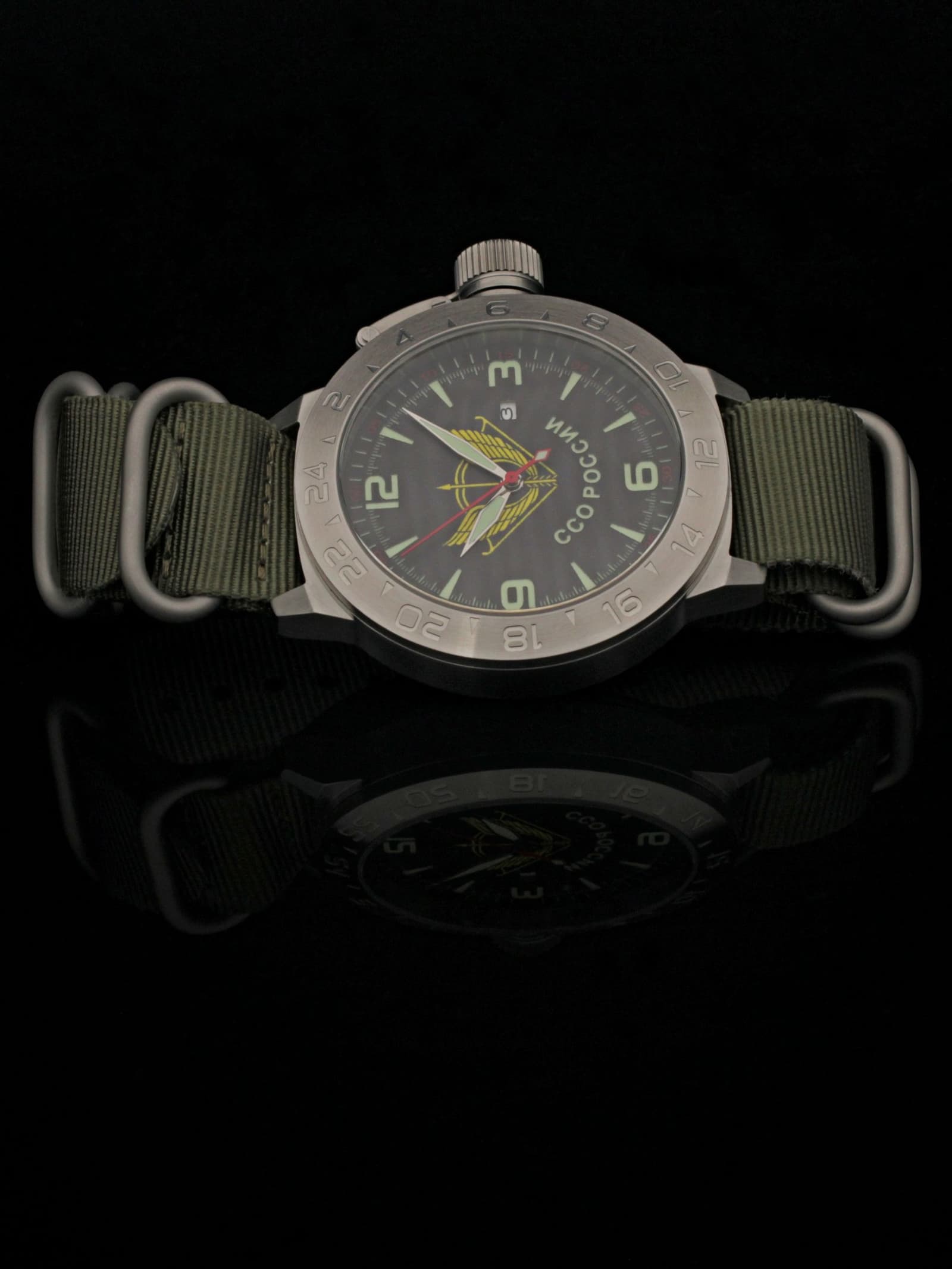 Часы ССО России механические с автоподзаводом (Seiko NH35A) 52.281.21