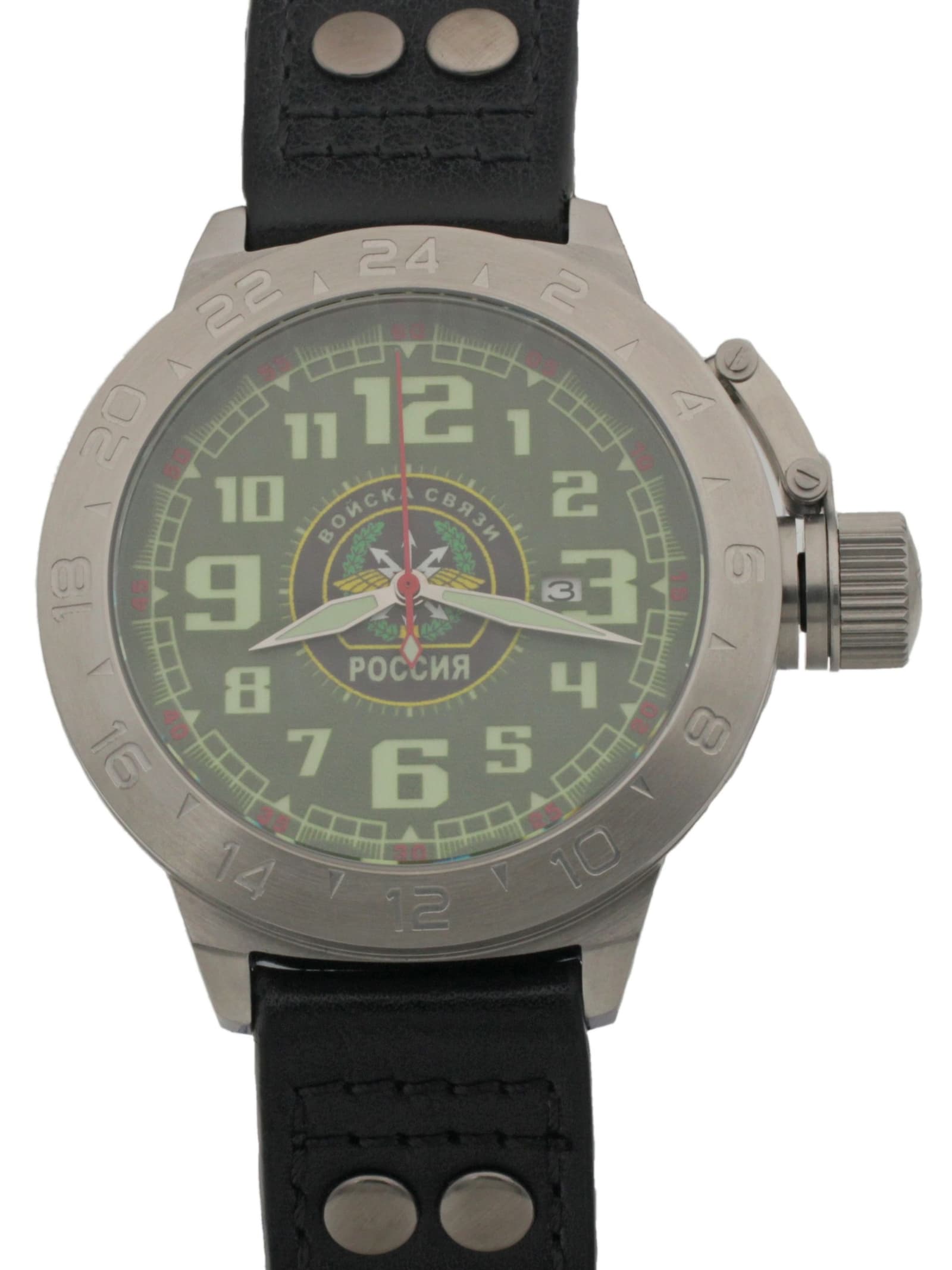 Часы Войска связи механические с автоподзаводом (Seiko NH35A) 52.198.01