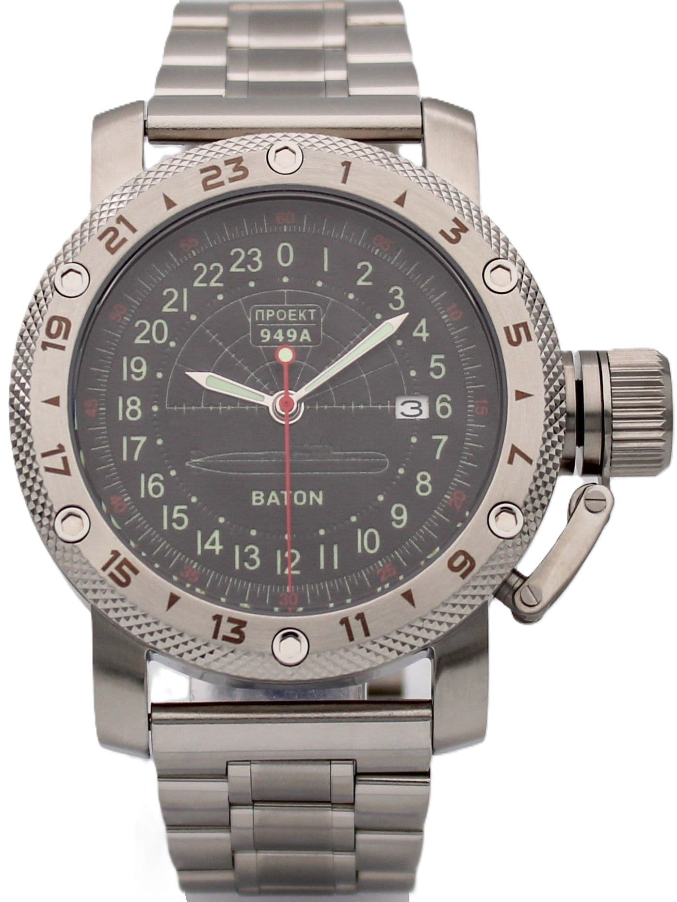 Часы 949А / Baton механические с автоподзаводом (Seiko NH34A) 47.047.2