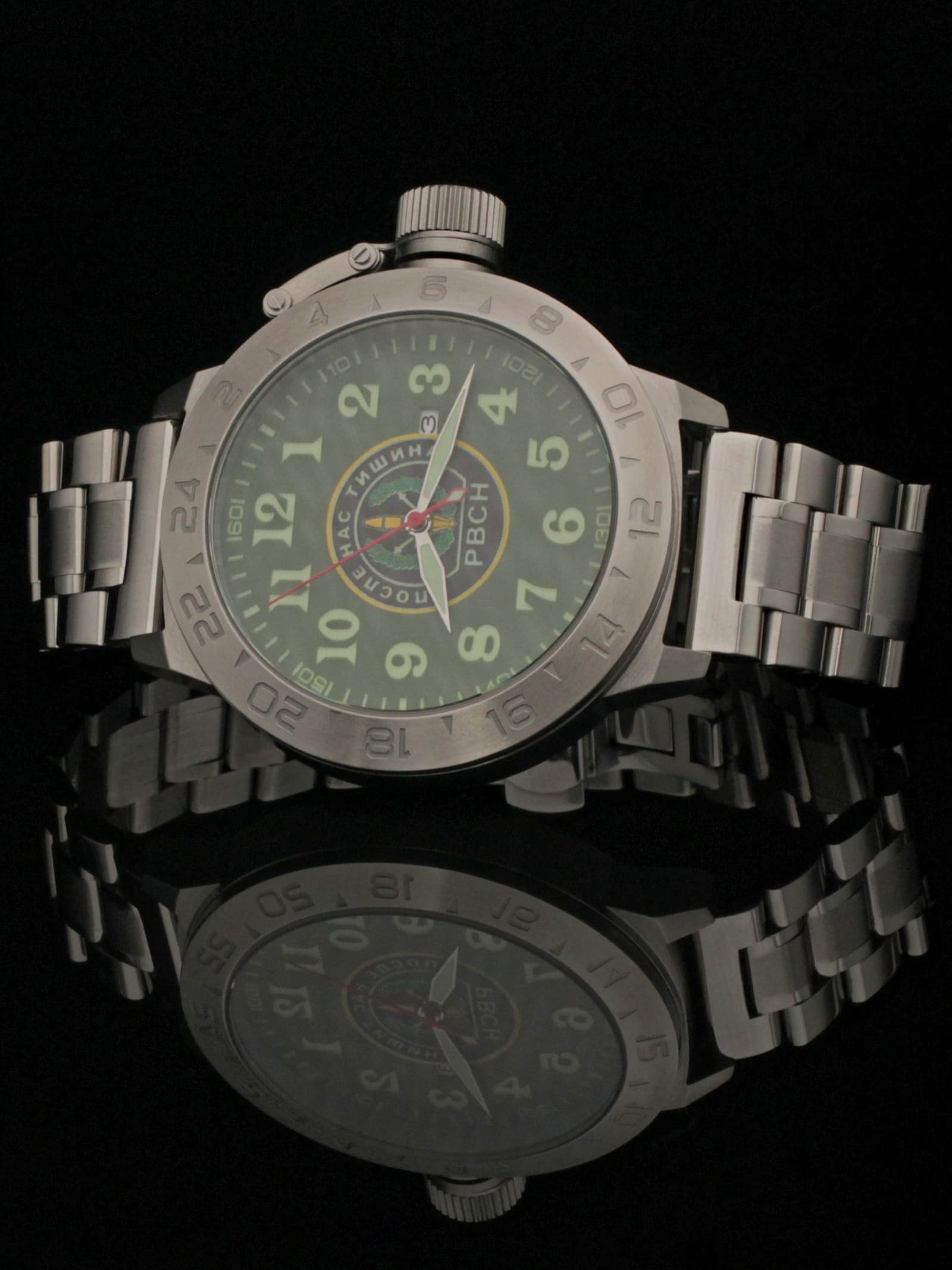 Часы РВСН механические с автоподзаводом (Seiko NH34A) 52.309.2