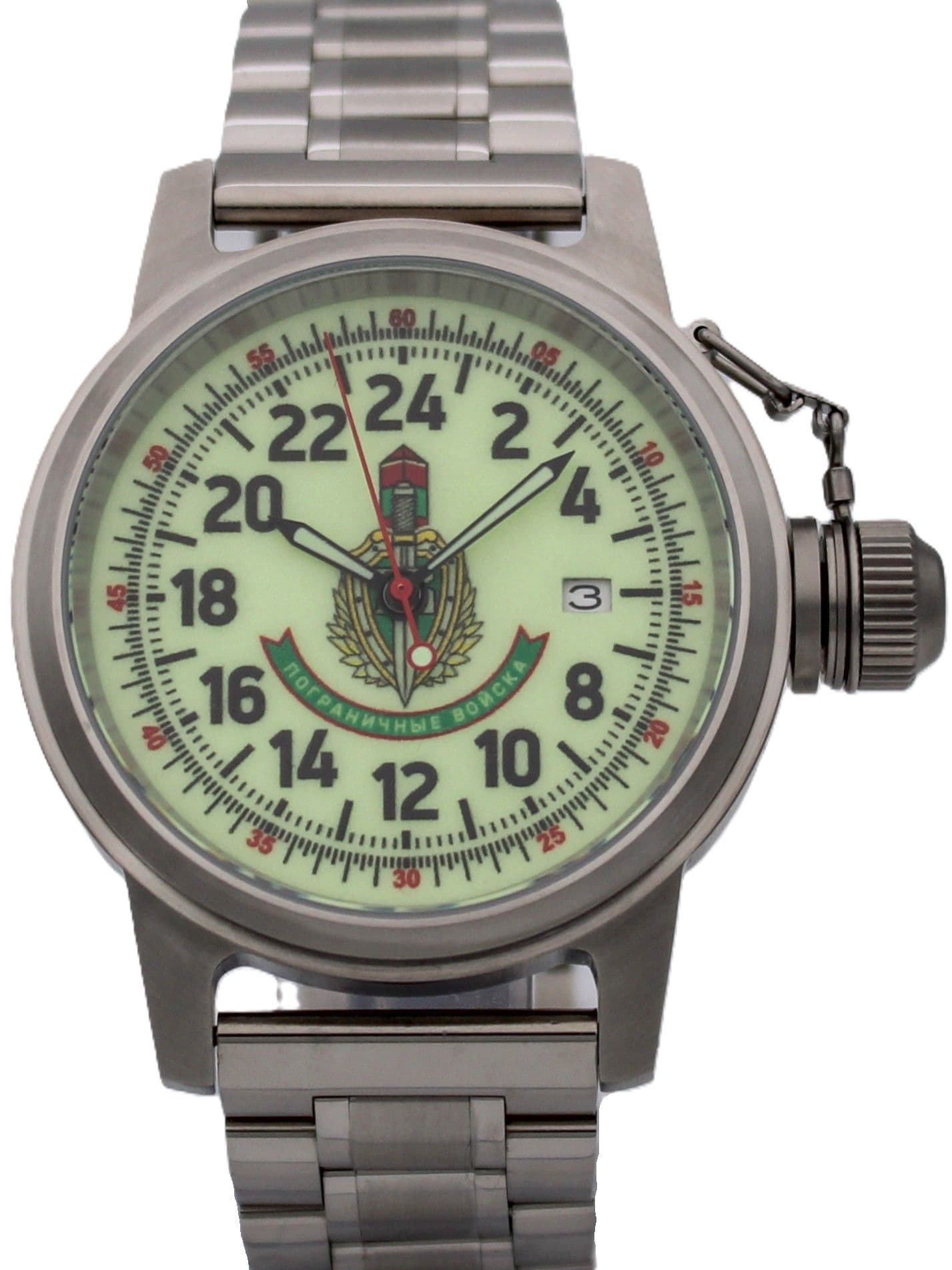 Часы Погранвойска механические с автоподзаводом (Seiko NH34A) 45.173.2