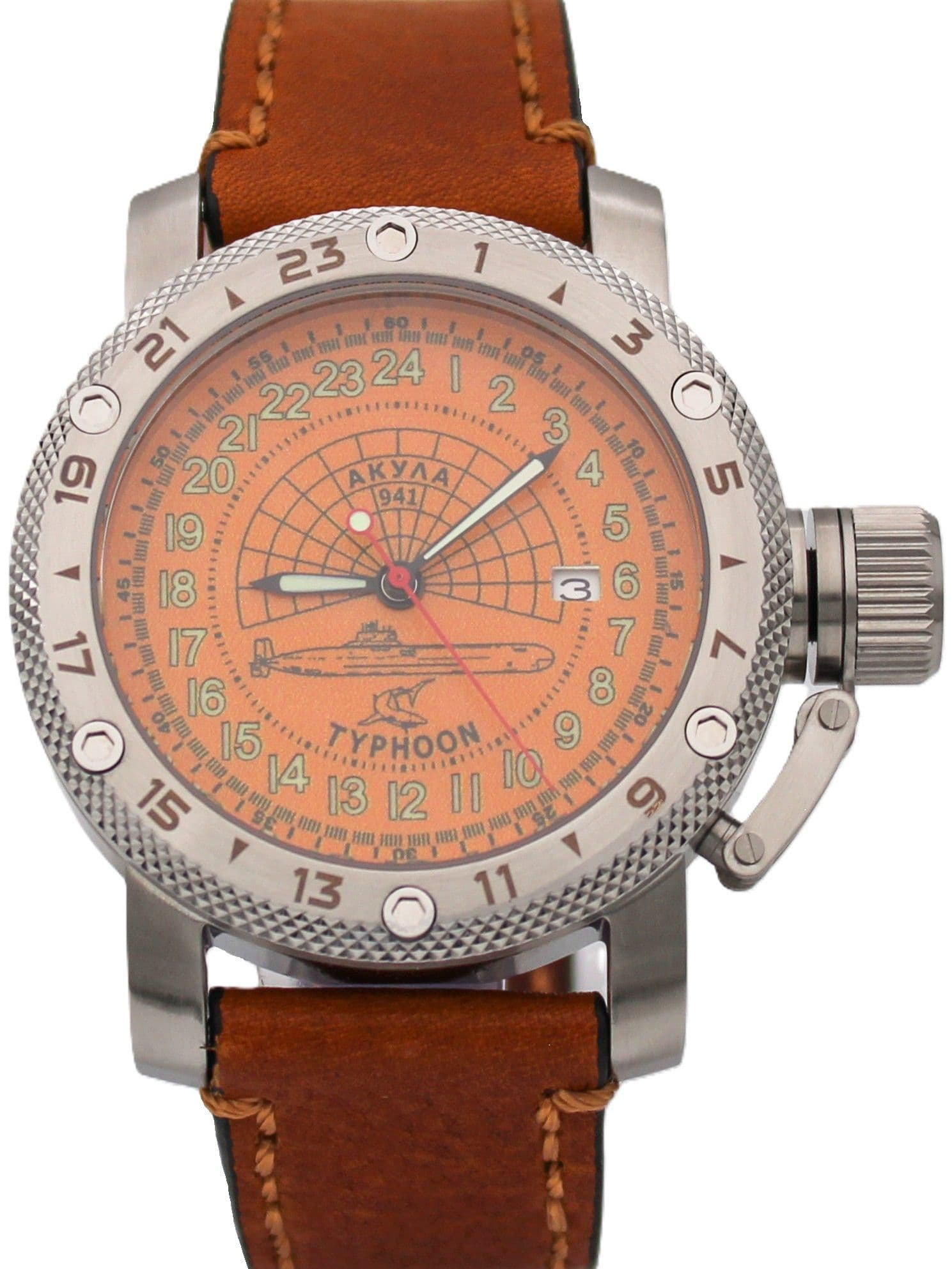 Часы 941 / Акула (Typhoon) механические с автоподзаводом (Seiko NH34A) 47.149.03