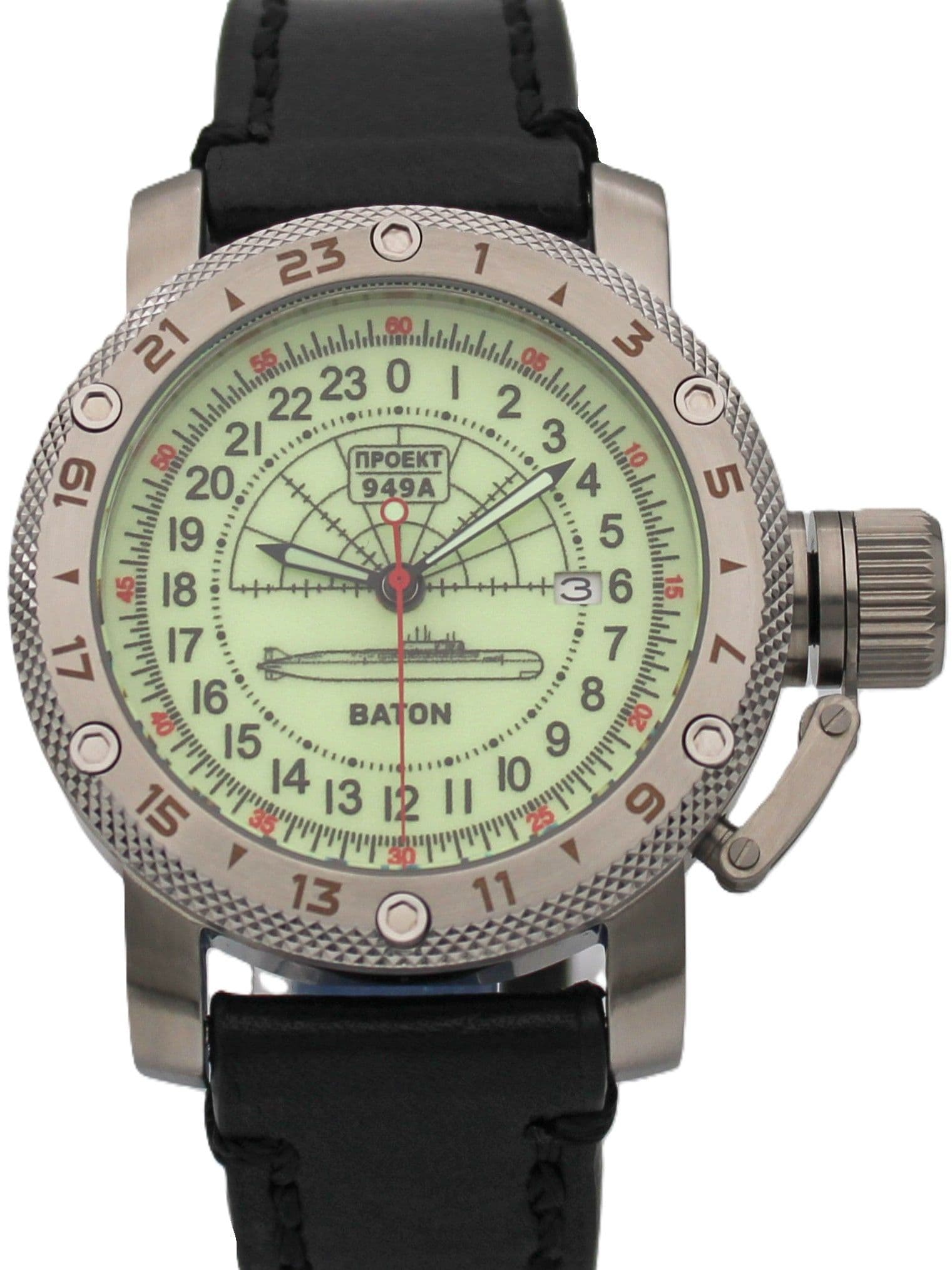 Часы 949А / Baton механические с автоподзаводом (Seiko NH34A) 47.046.01