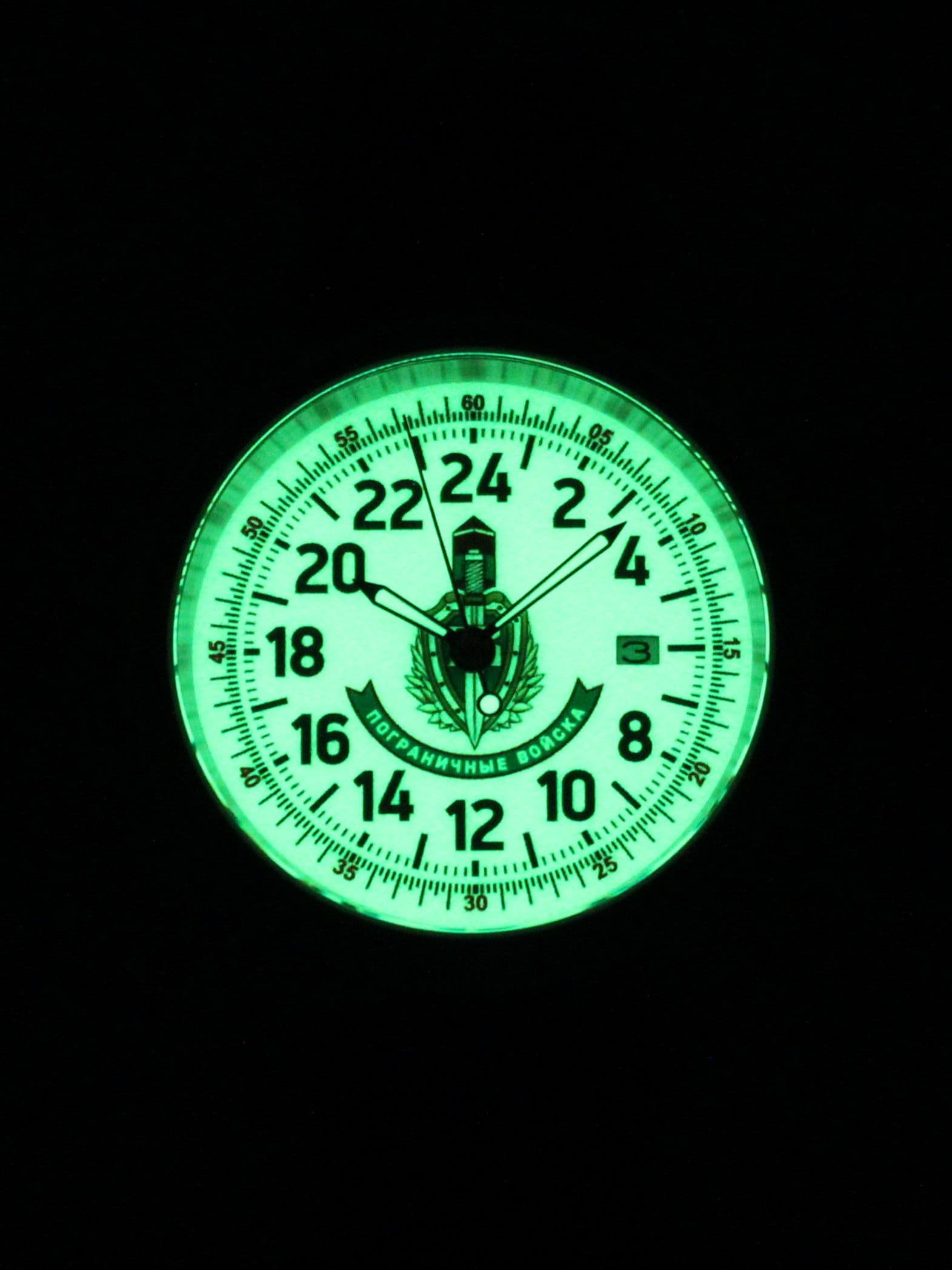 Часы Погранвойска механические с автоподзаводом (Seiko NH34A) 45.173.2
