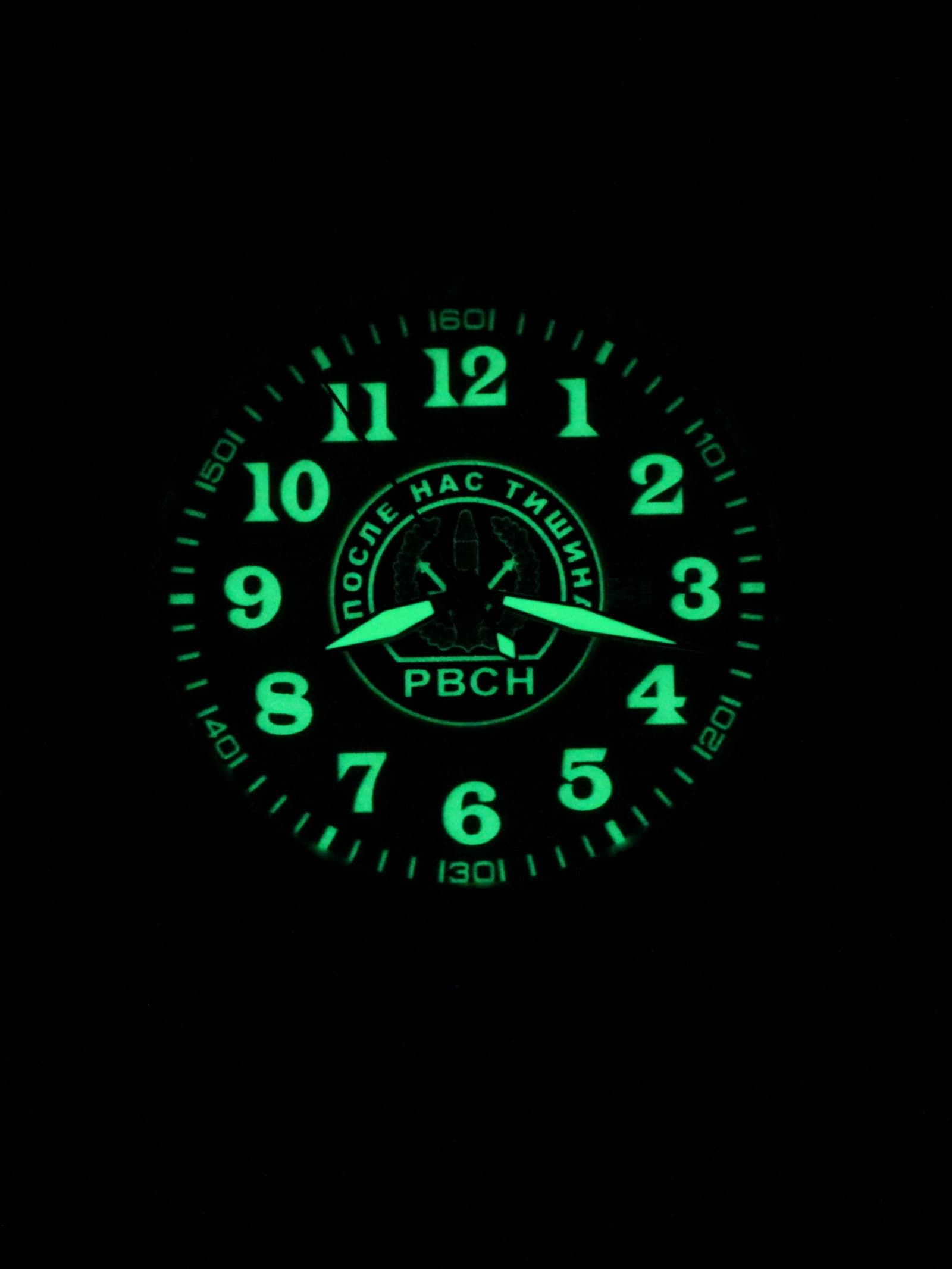 Часы РВСН механические с автоподзаводом (Seiko NH34A) 52.309.21