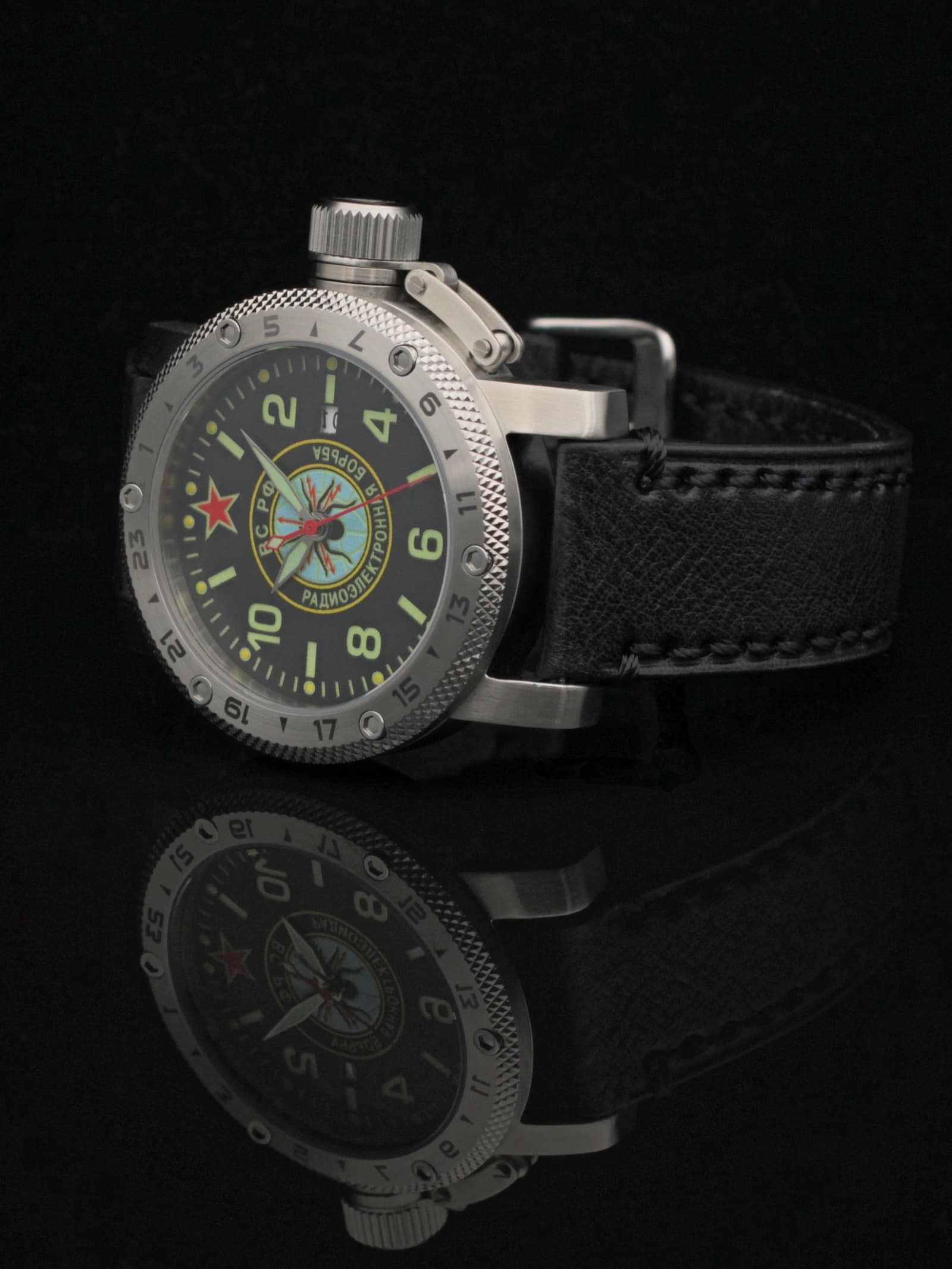 Часы Войска РЭБ механические с автоподзаводом (Seiko NH35A) 47.276.01