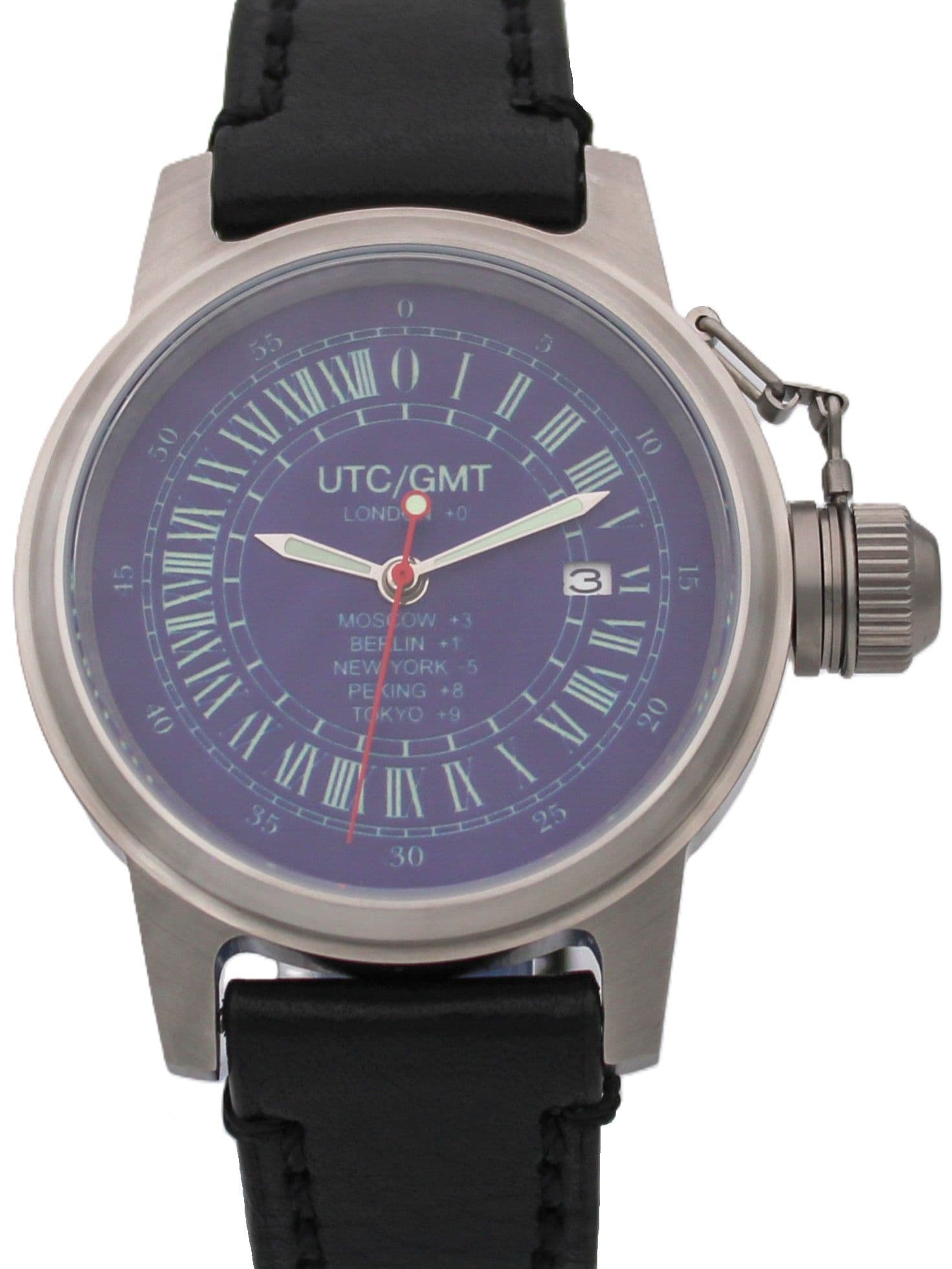 Часы Полярные UTC / GMT с автоподзаводом (Seiko NH34A) 45.266.01