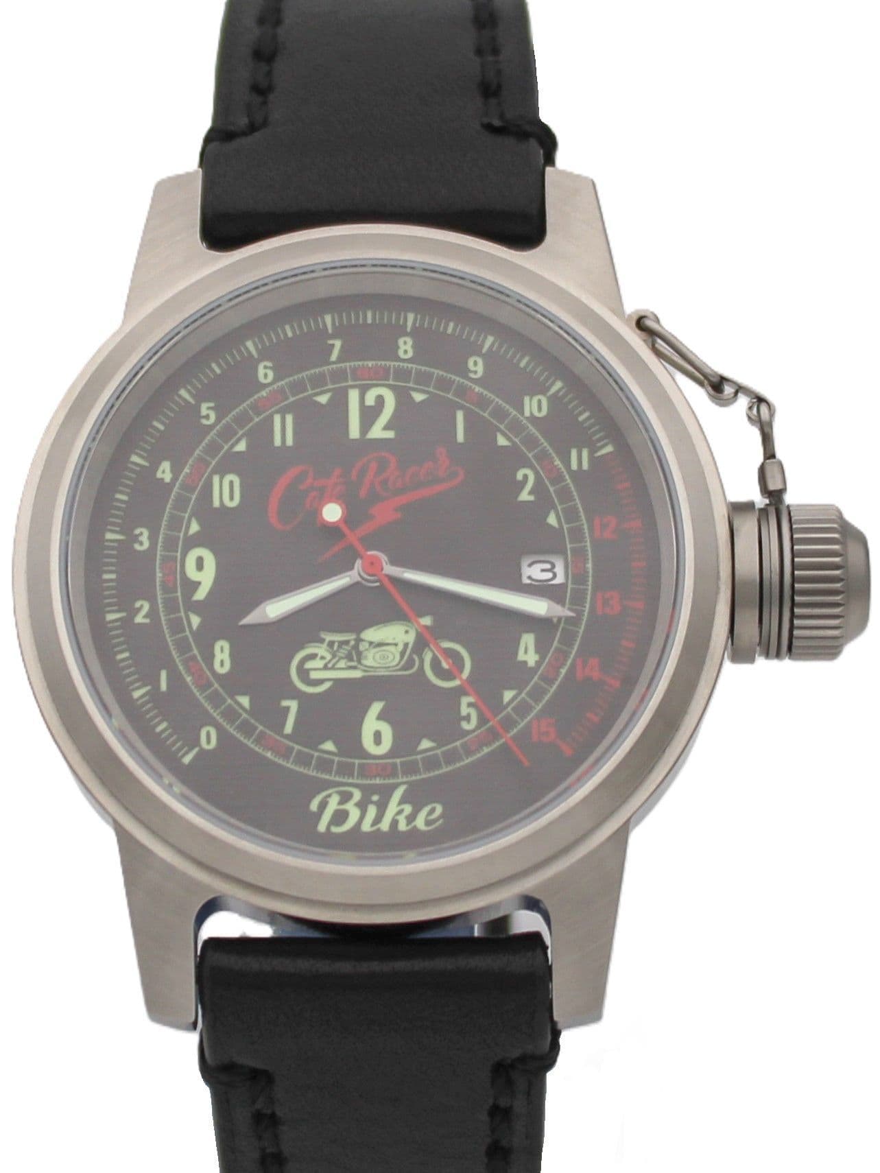 Часы Cafe Racer механические с автоподзаводом (Seiko NH35A) 45.360.01