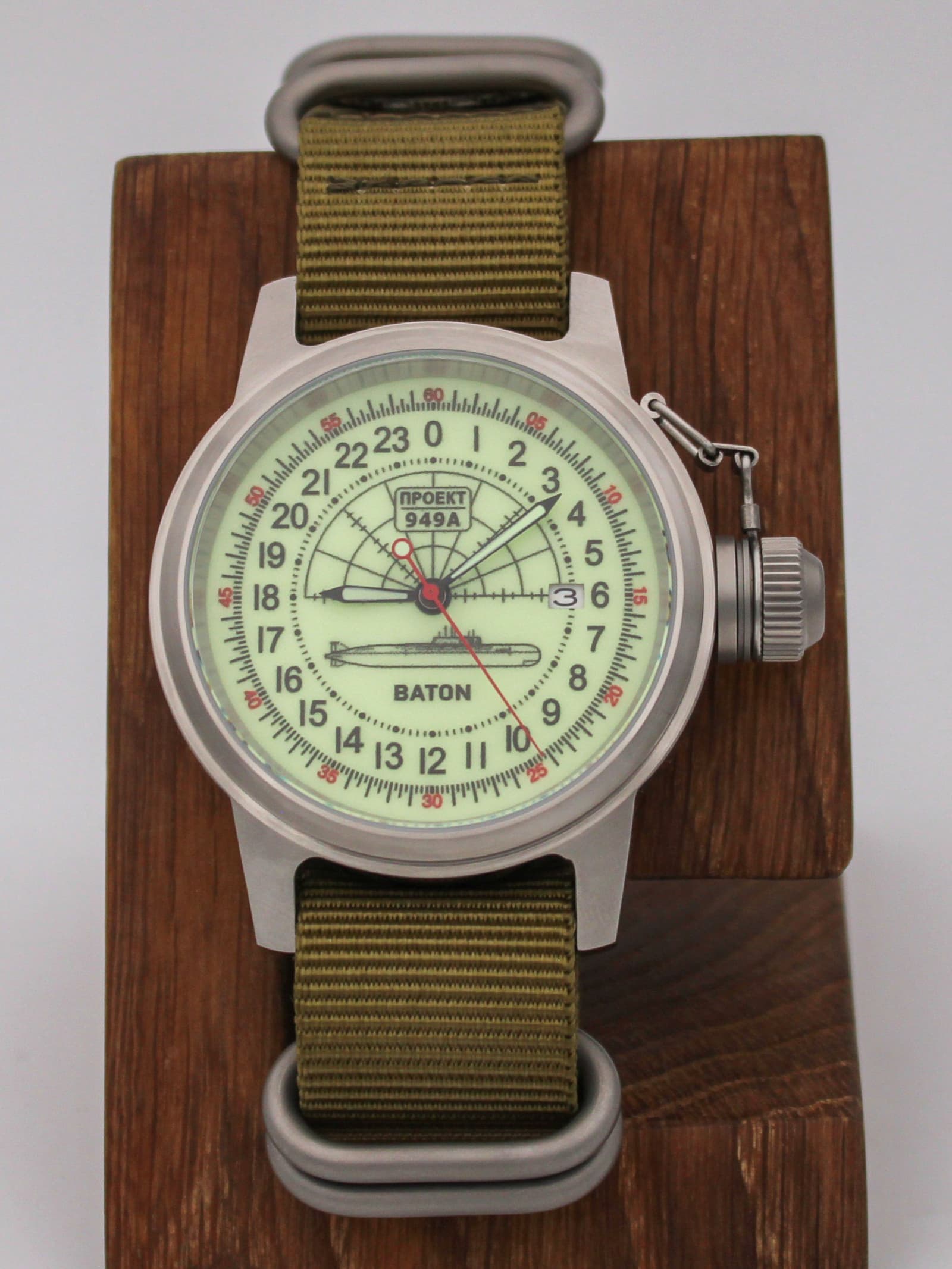 Часы 949А / Baton механические с автоподзаводом (Seiko NH34A) 45.046.21