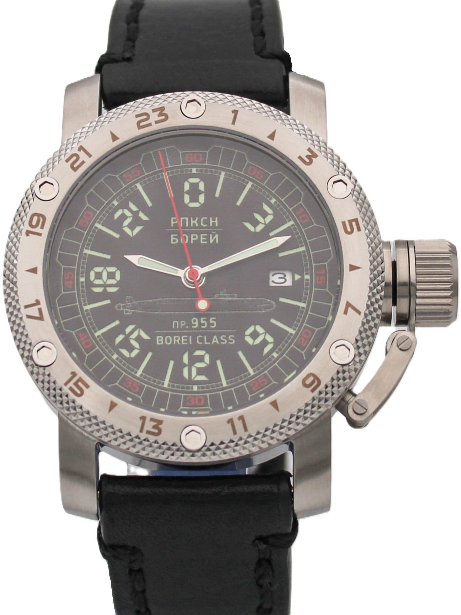 Часы РПКСН 955 Борей (Borei class) механические с автоподзаводом (Seiko NH34A) 47.191.01