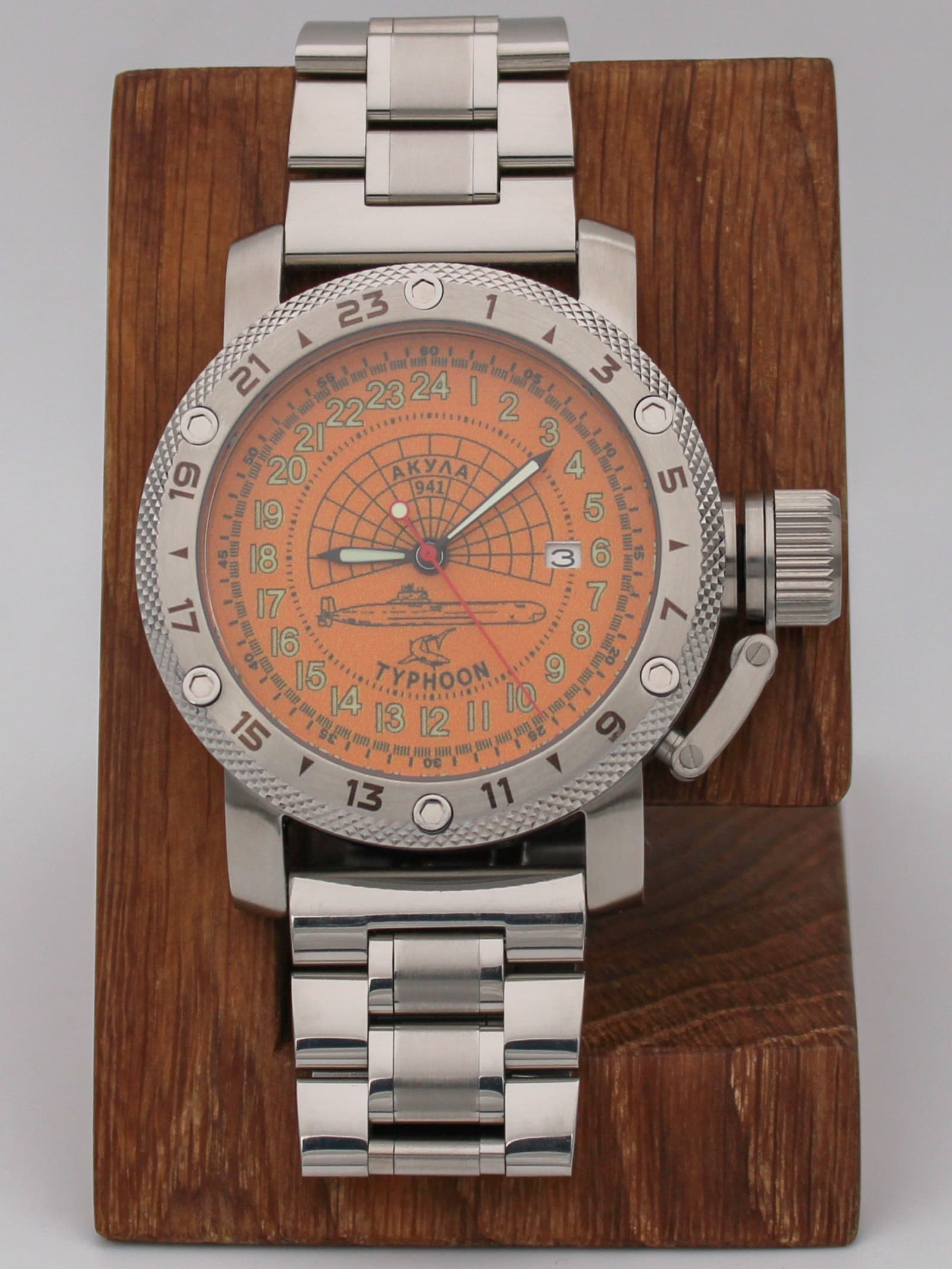Часы 941 / Акула (Typhoon) механические с автоподзаводом (Seiko NH34A) 47.149.2