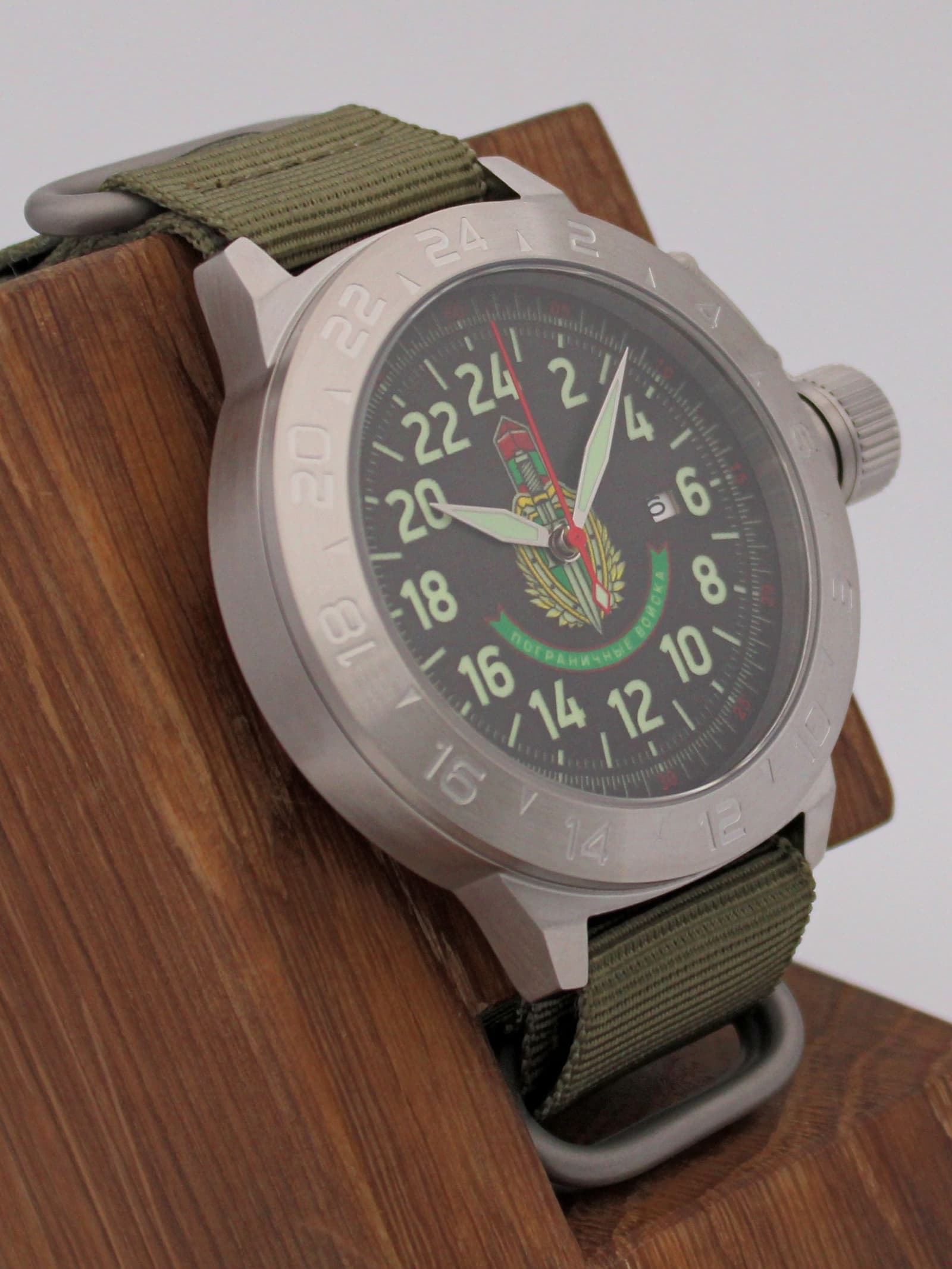 Часы Погранвойска механические с автоподзаводом (Seiko NH34A) 52.174.21