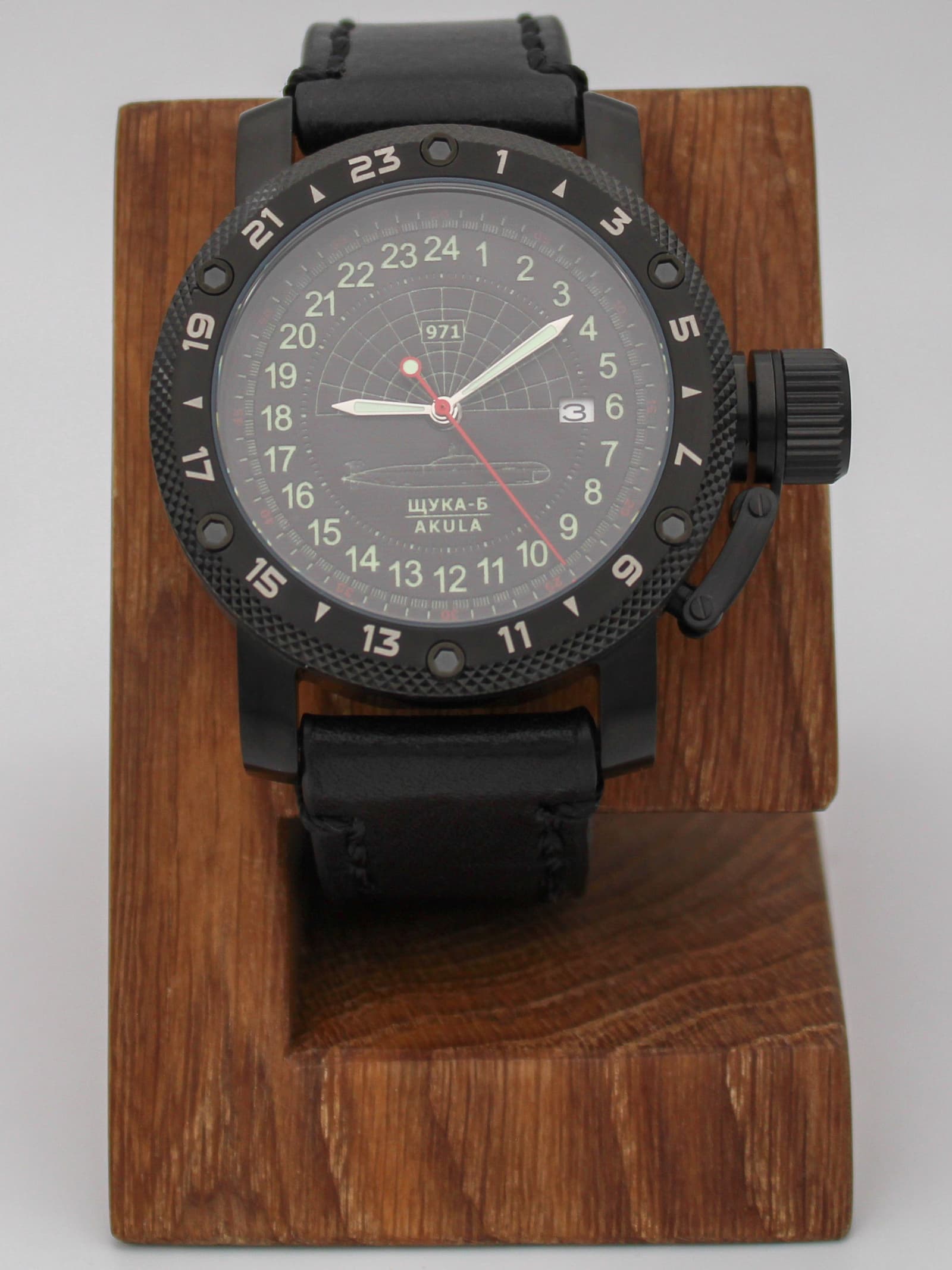 Часы 971 / Щука-Б (Akula) механические с автоподзаводом (Seiko NH34A) 147.063.01
