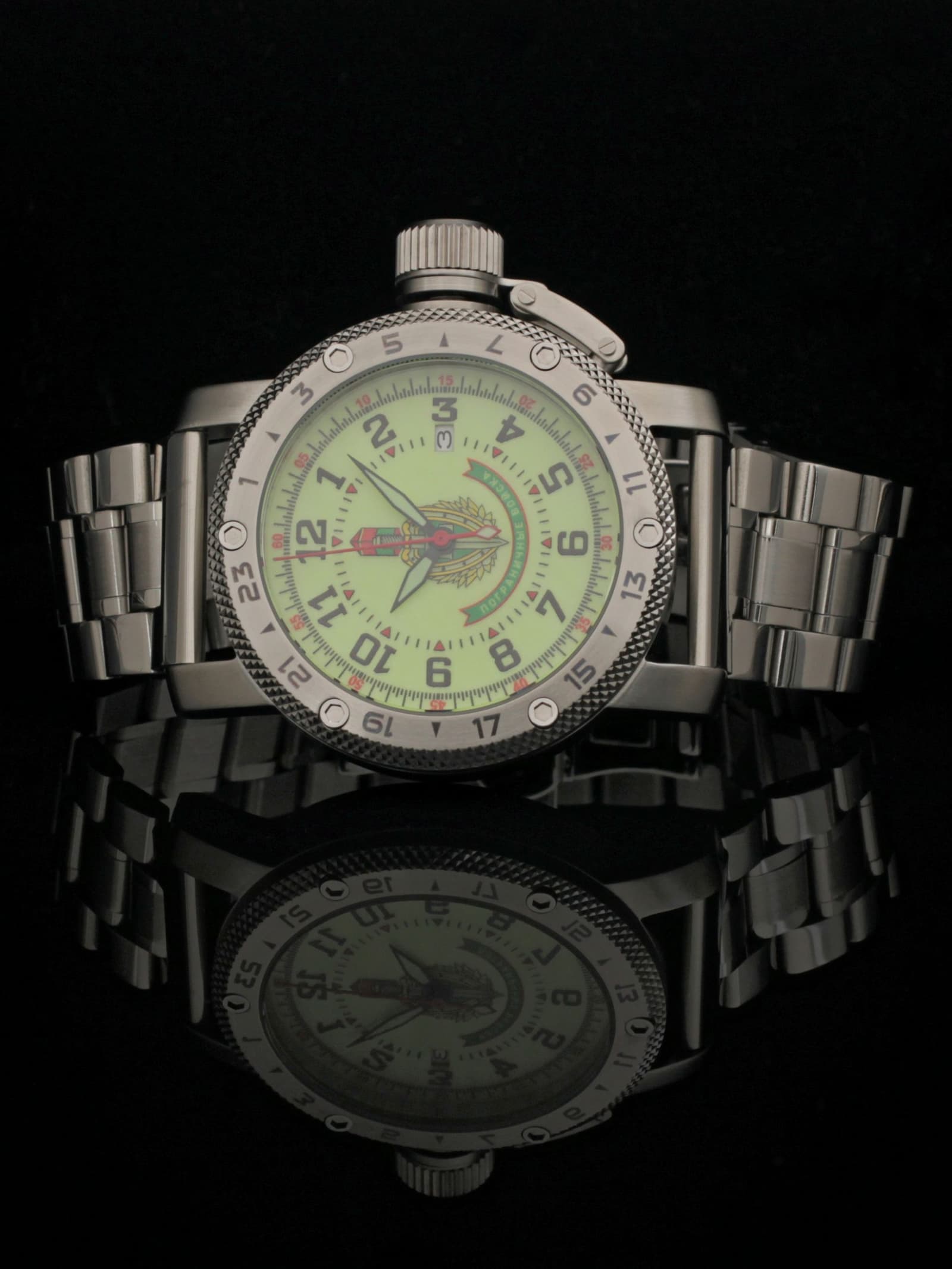 Часы Погранвойска механические с автоподзаводом (Seiko NH35A) 47.355.2
