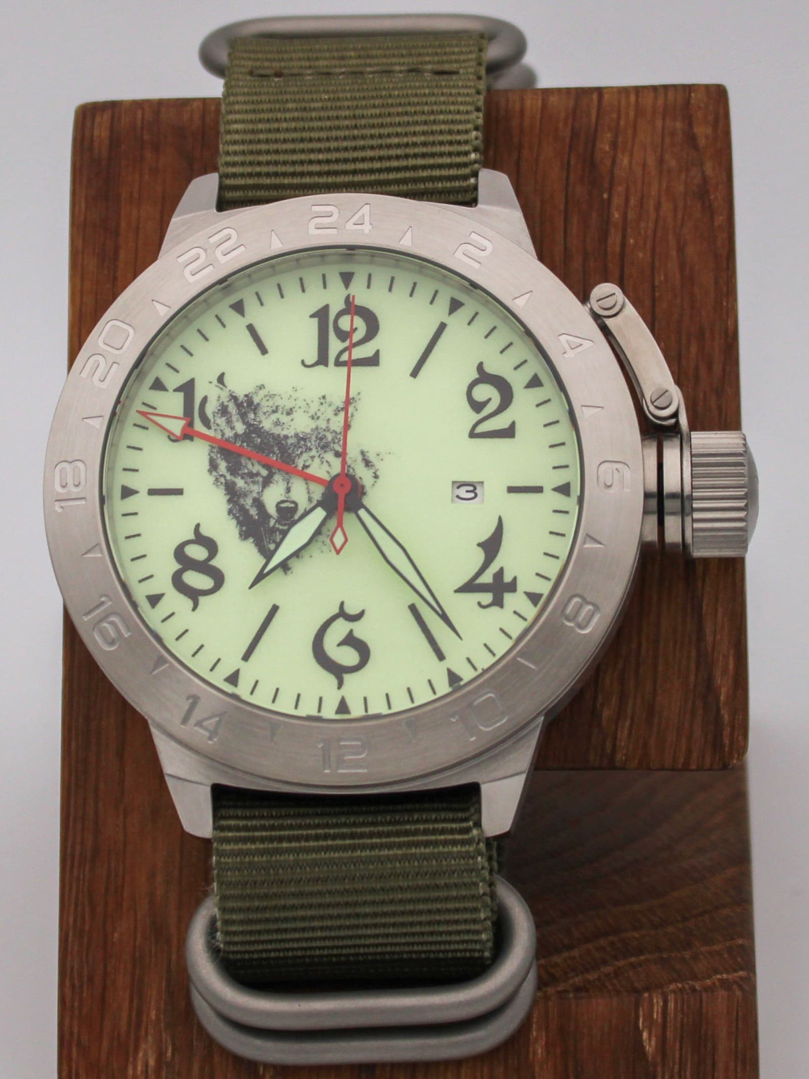 Часы Волк механические с автоподзаводом (Seiko NH34A) 52.305.21