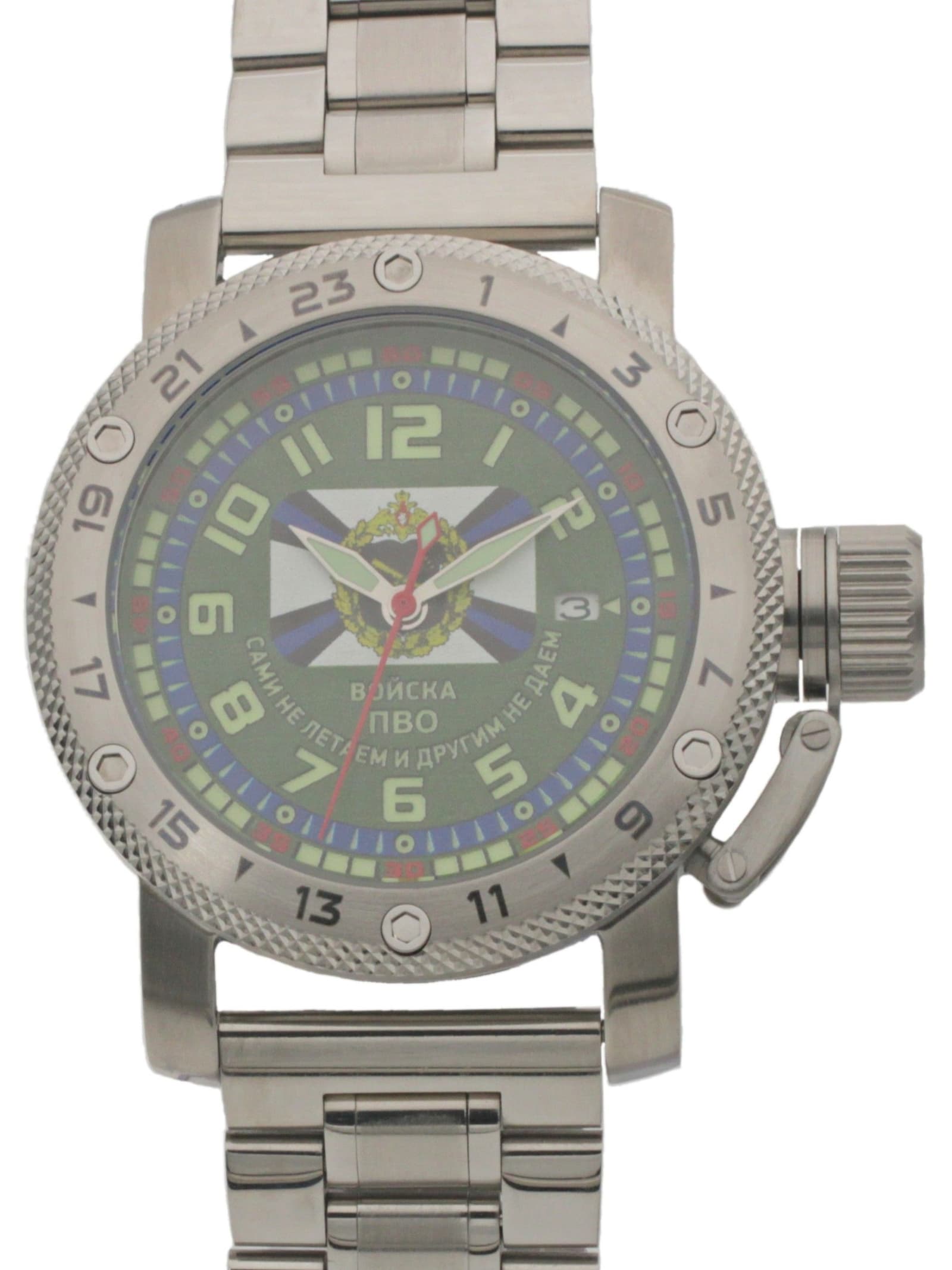 Часы Войска ПВО механические с автоподзаводом (Seiko NH35A) 47.382.2