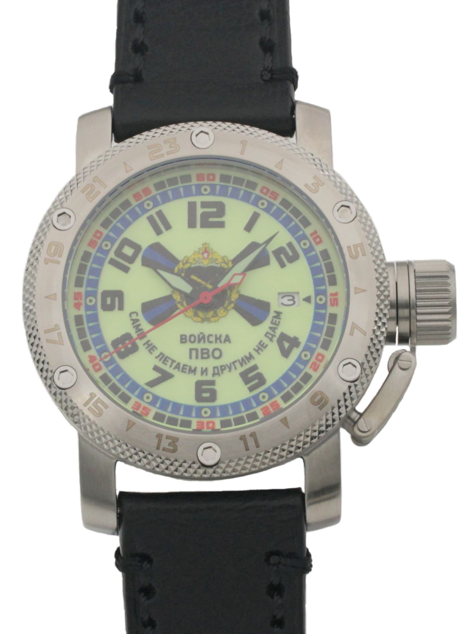 Часы Войска ПВО механические с автоподзаводом (Seiko NH35A) 47.380.01