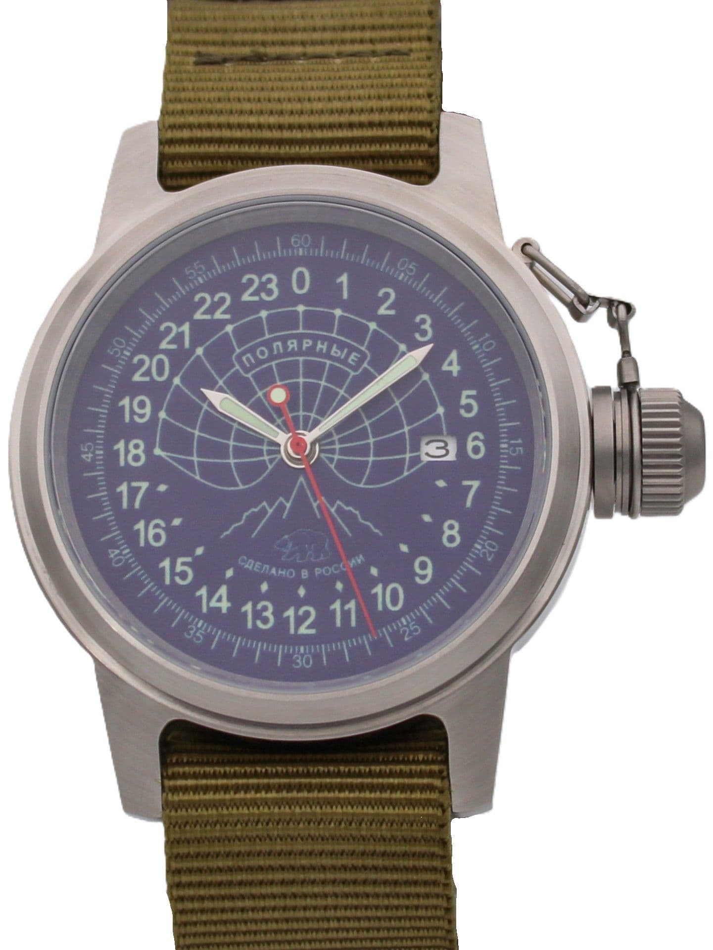 Часы Полярные механические с автоподзаводом (Seiko NH34A) 45.129.21