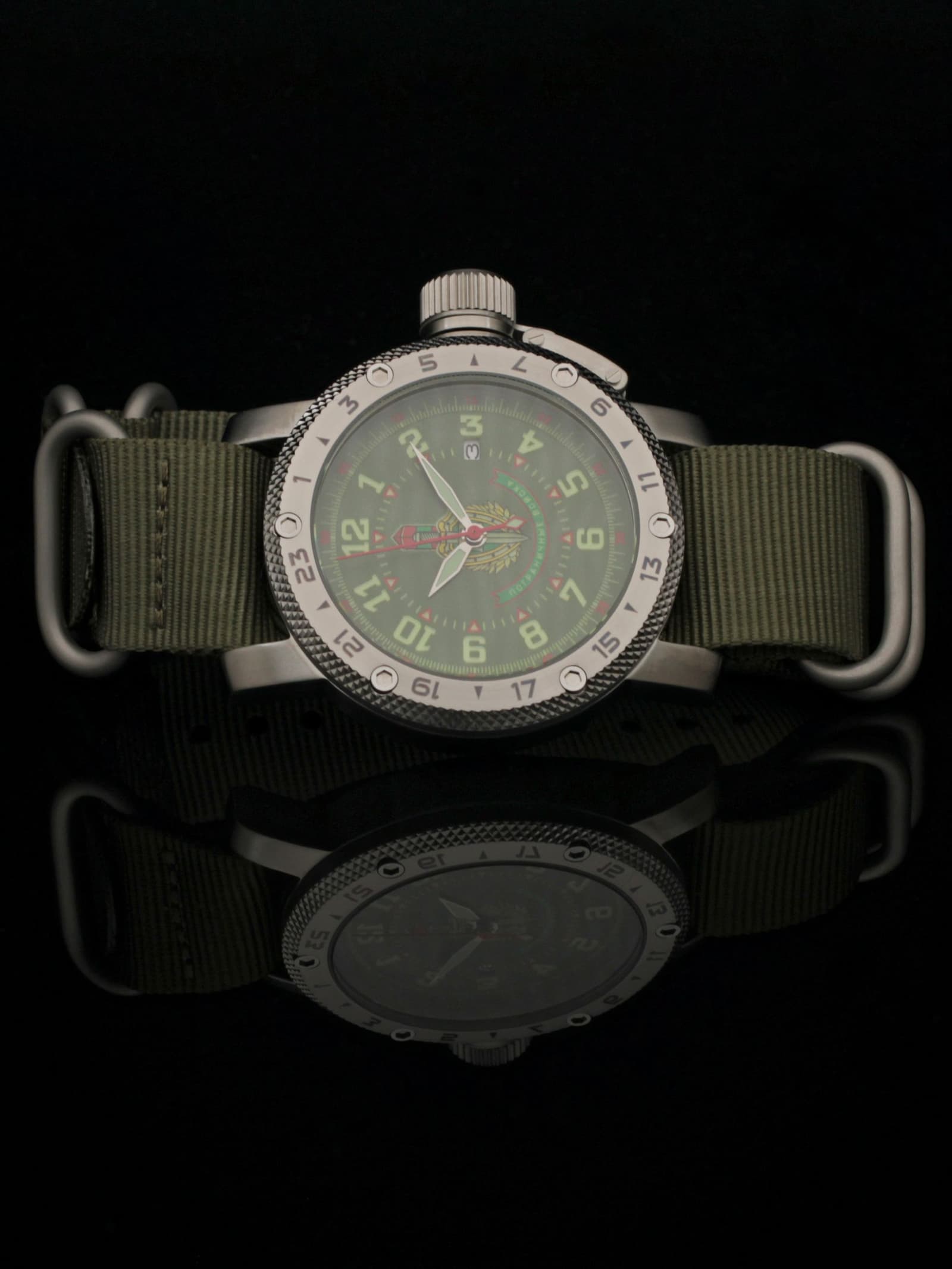 Часы Погранвойска механические с автоподзаводом (Seiko NH35A) 47.357.21