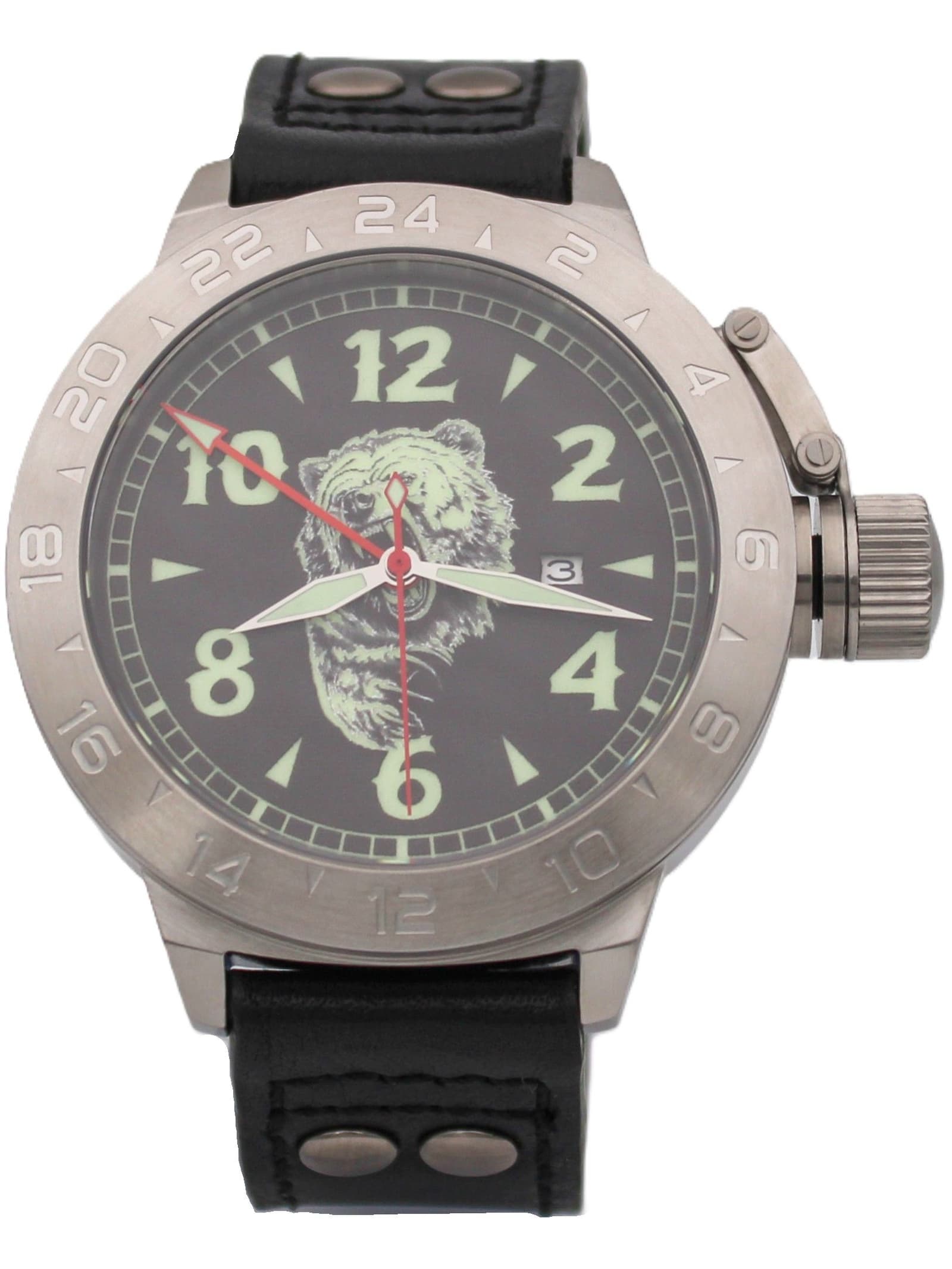 Часы Медведь механические с автоподзаводом (Seiko NH34A) 52.318.01