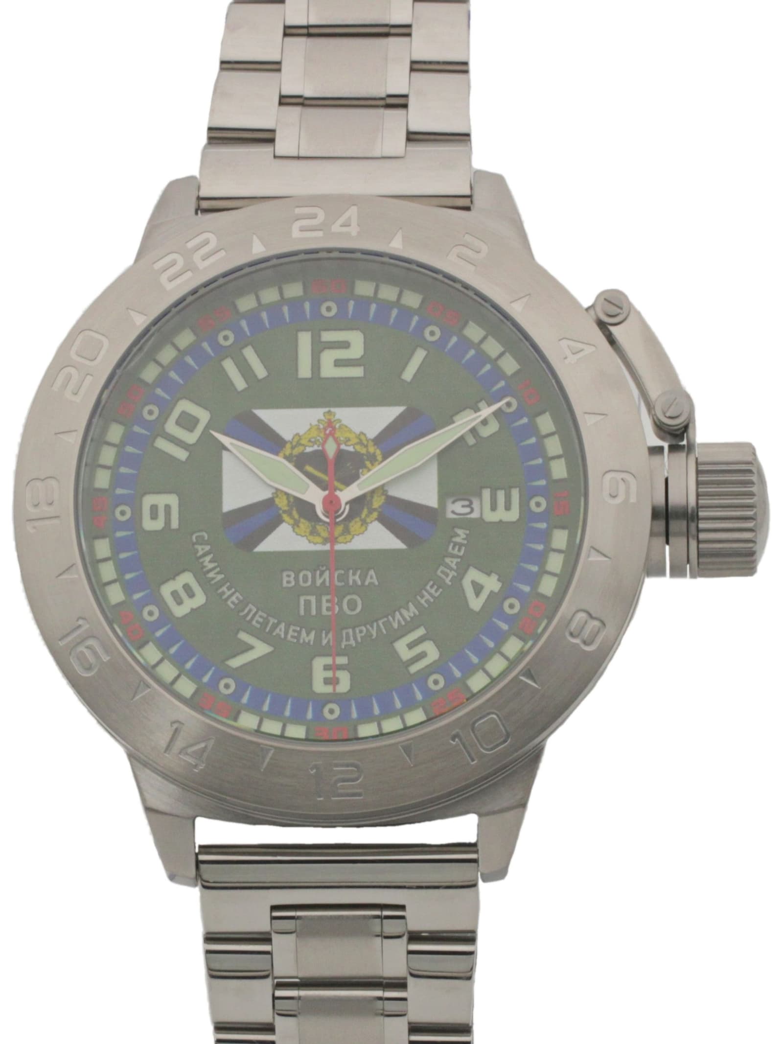 Часы Войска ПВО механические с автоподзаводом (Seiko NH35A) 52.382.2