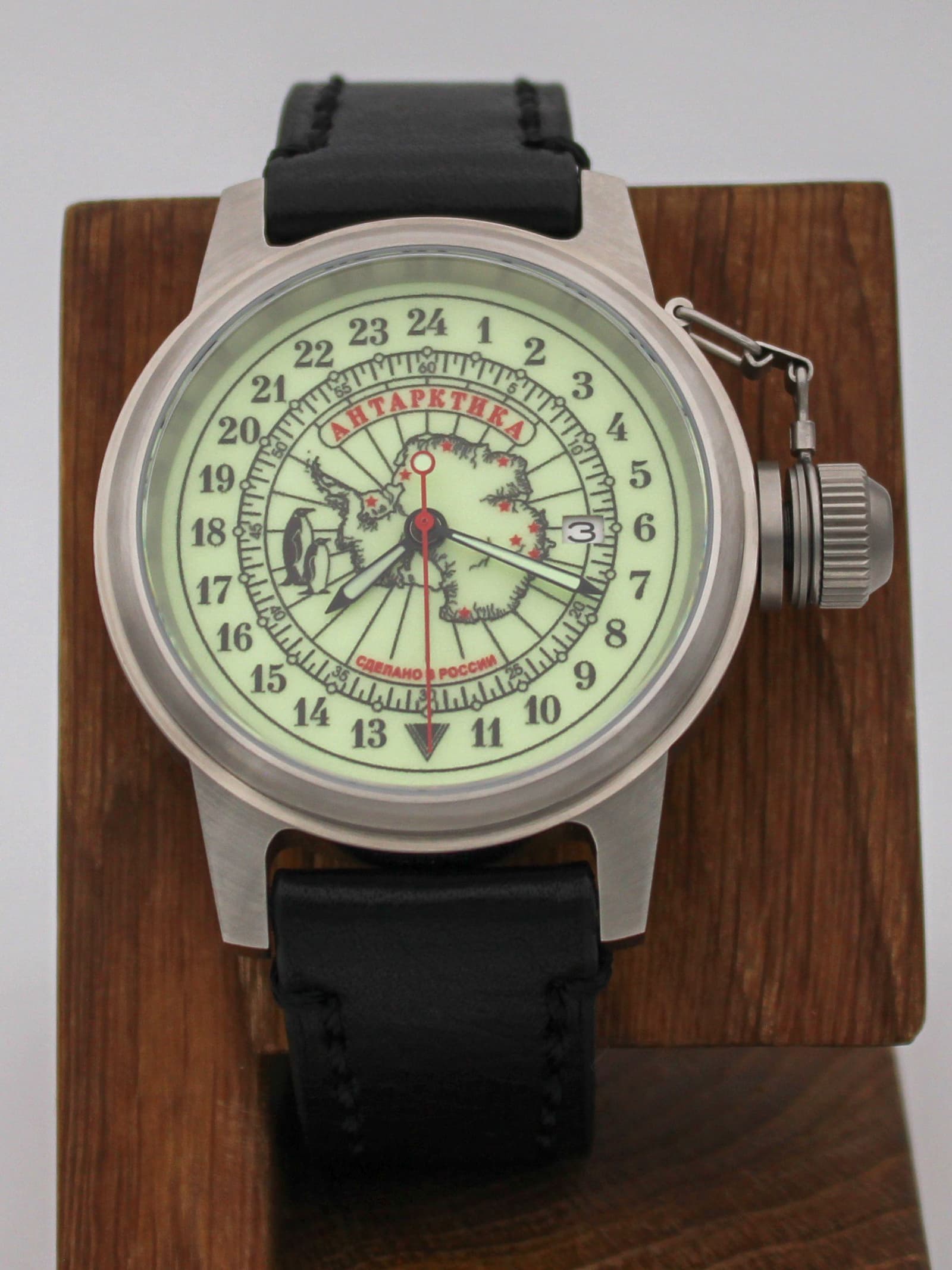 Часы Полярные / Антарктика механические с автоподзаводом (Seiko NH34A) 45.140.01