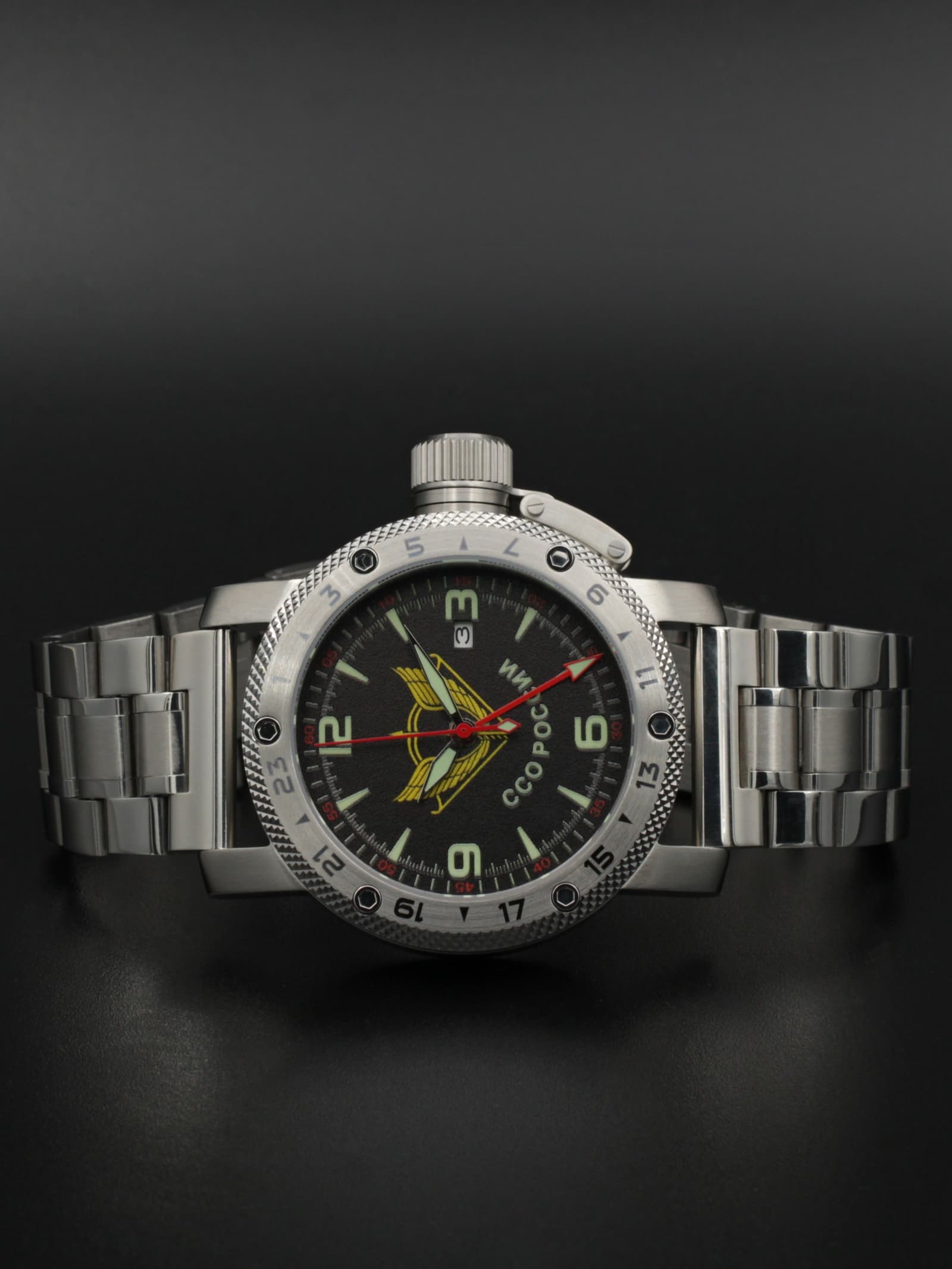 Часы ССО России механические с автоподзаводом (Seiko NH34A) 47.281.2