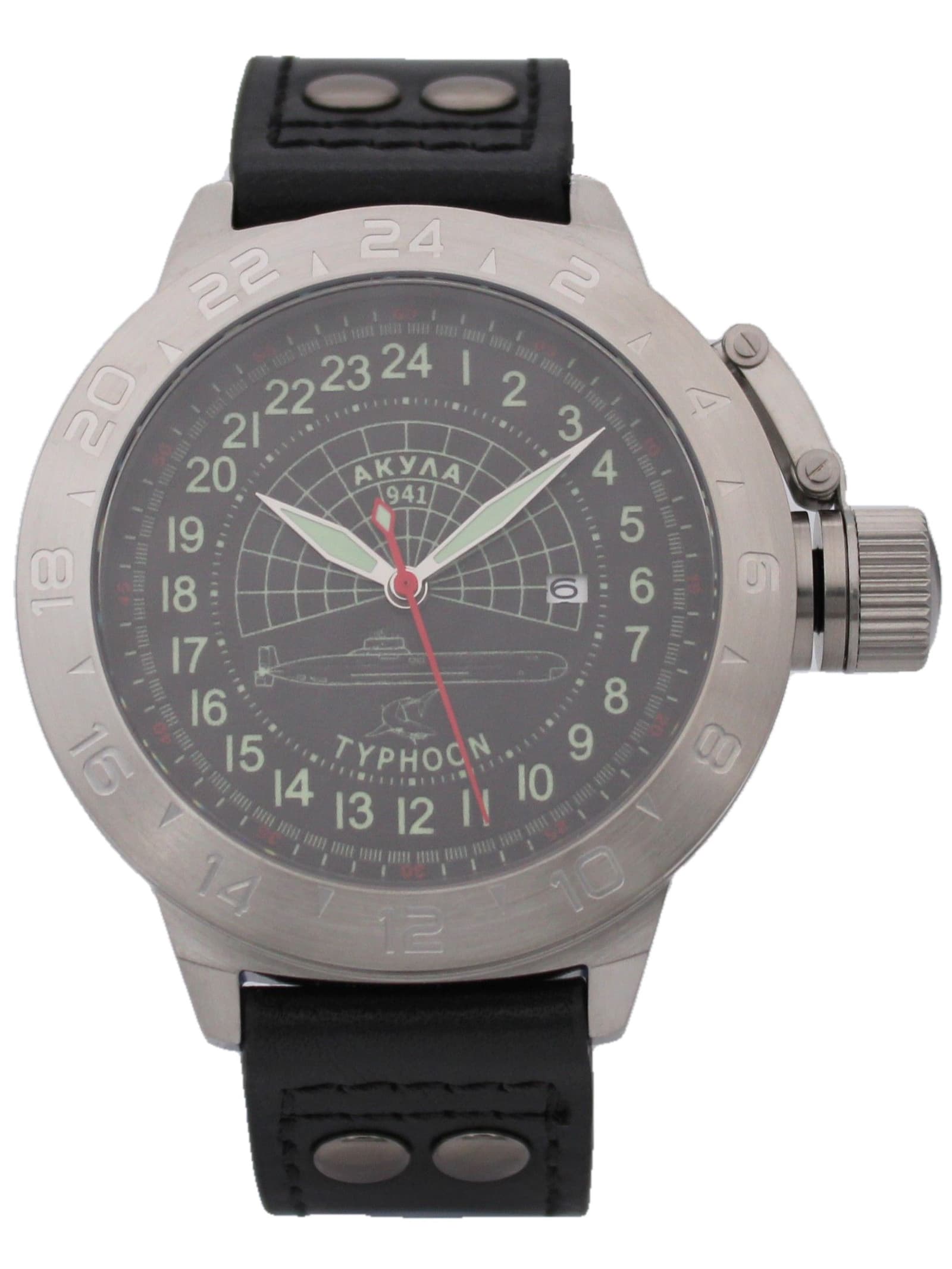 Часы 941 / Акула (Typhoon) механические с автоподзаводом (Seiko NH34A) 52.145.01
