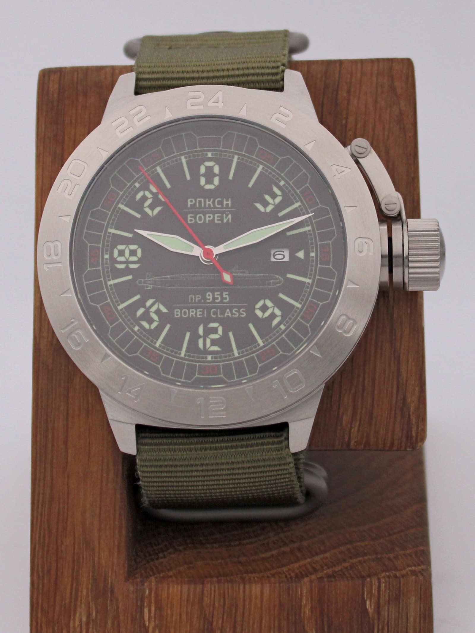 Часы РПКСН 955 Борей (Borei class) механические с автоподзаводом (Seiko NH34A) 52.191.21