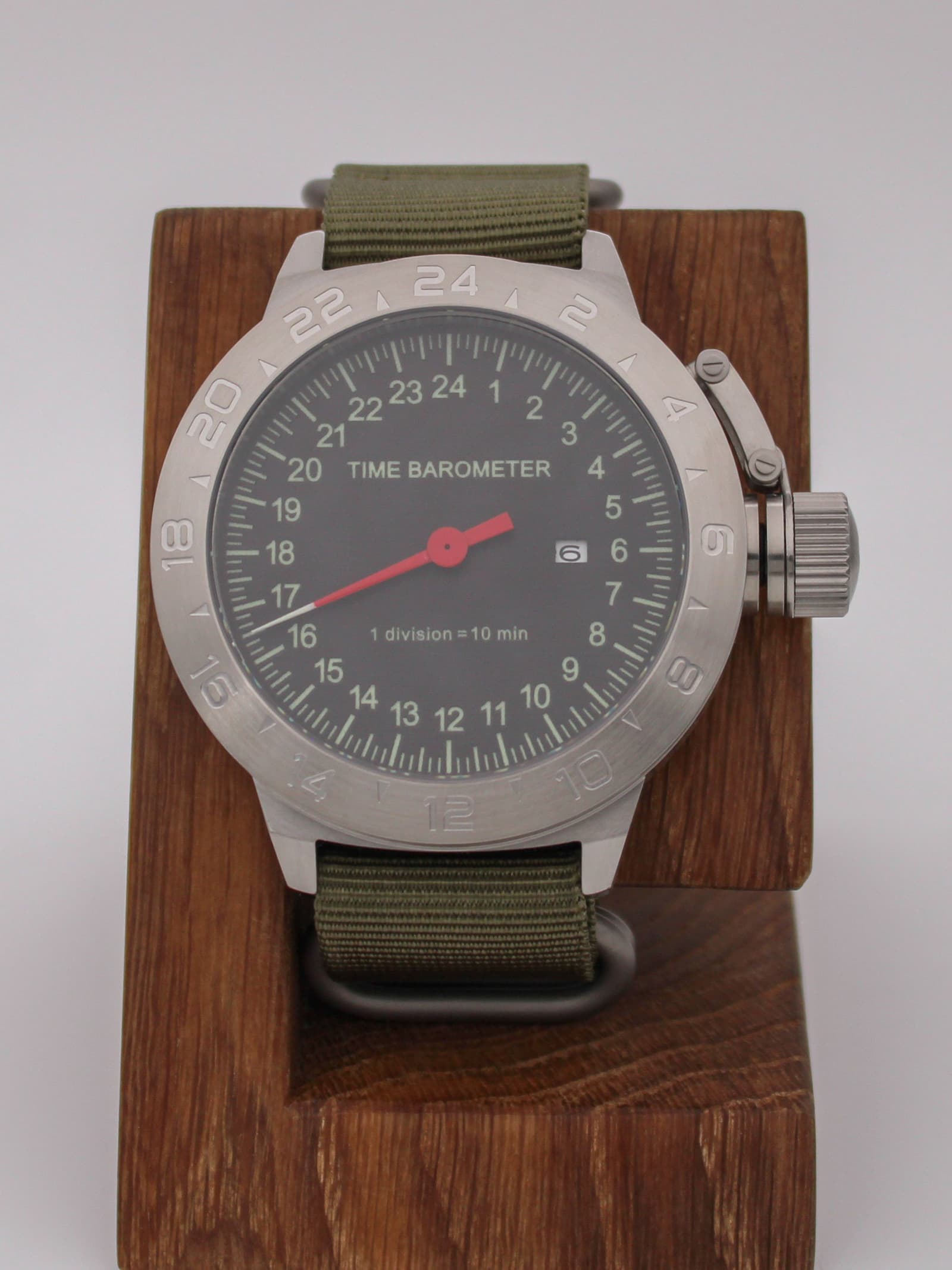 Часы Time Barometer однострелочные механические с автоподзаводом (Seiko NH34A) 52.601.21