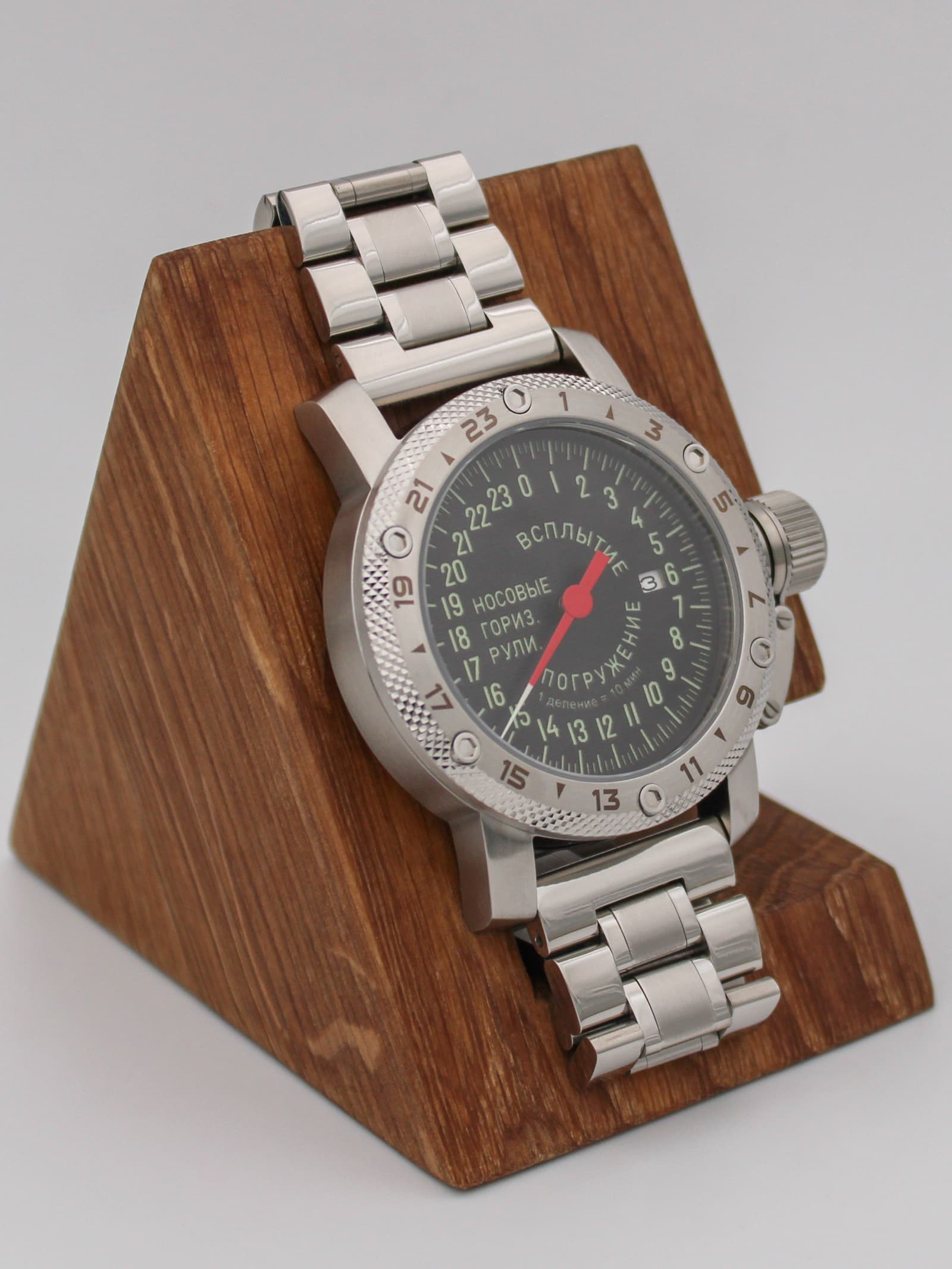 Часы Погружение / Всплытие однострелочные механические с автоподзаводом (Seiko NH34A) 47.182.2