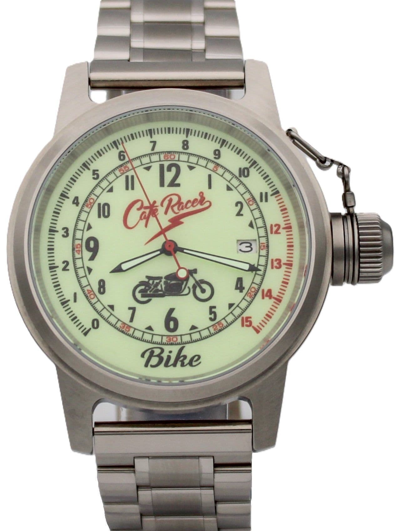 Часы Cafe Racer механические с автоподзаводом (Seiko NH35A) 45.236.2