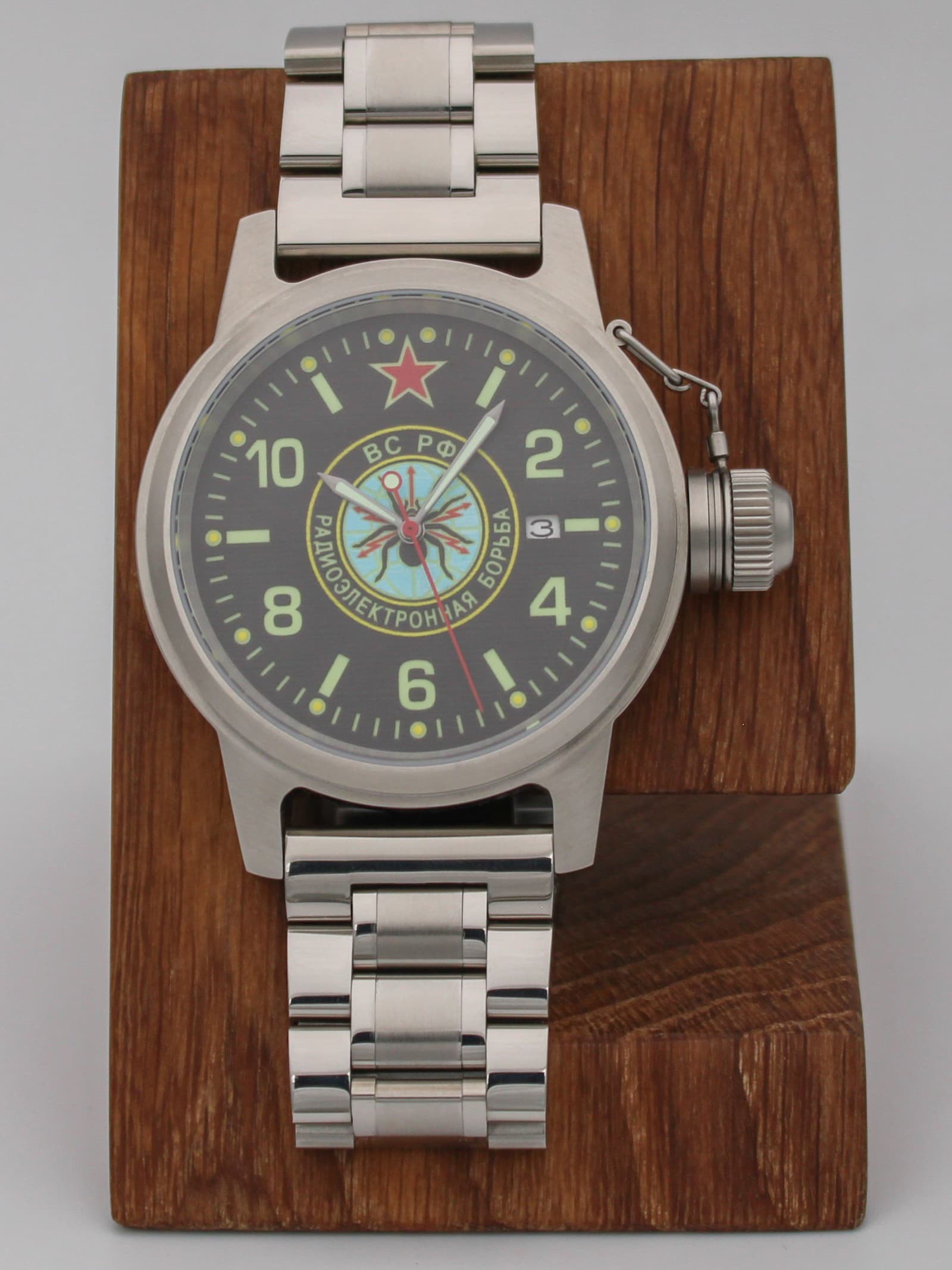 Часы Войска РЭБ механические с автоподзаводом (Seiko NH35A) 45.276.2