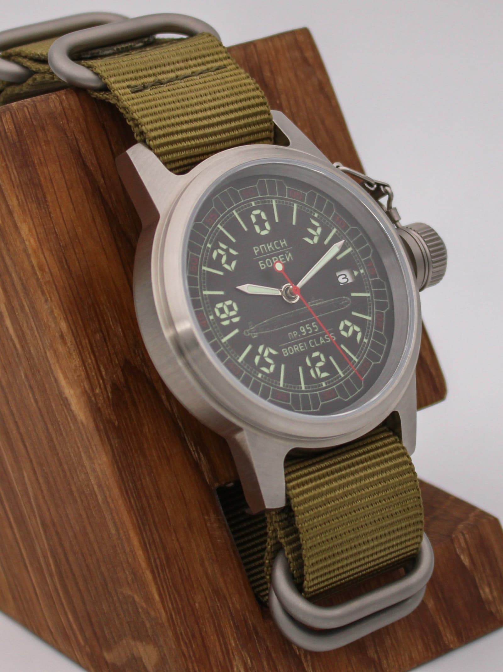 Часы РПКСН 955 Борей (Borei class) механические с автоподзаводом (Seiko NH34A) 45.191.21