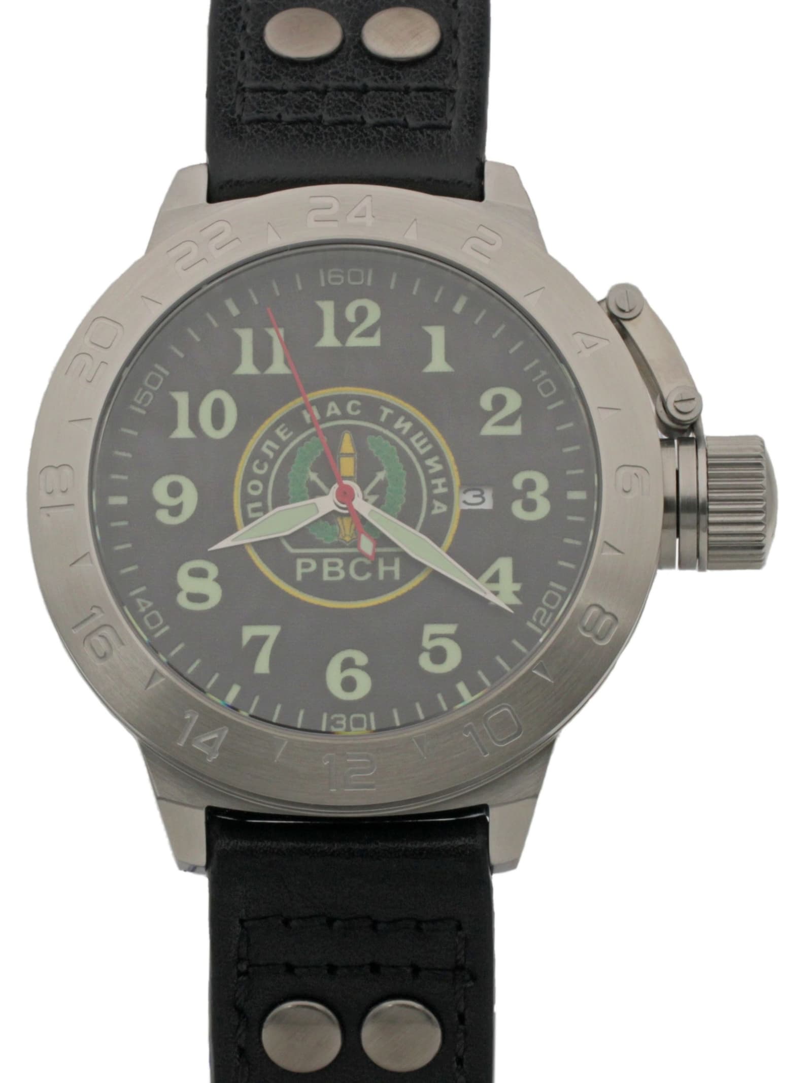 Часы РВСН механические с автоподзаводом (Seiko NH34A) 52.308.01