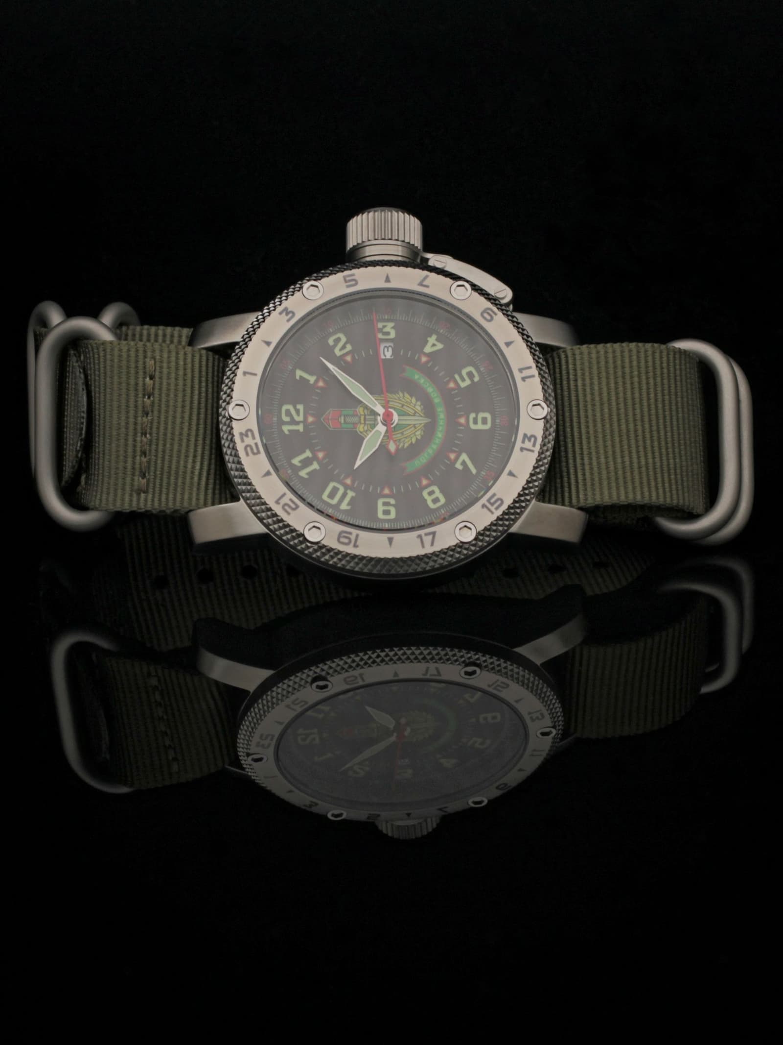 Часы Погранвойска механические с автоподзаводом (Seiko NH35A) 47.356.21