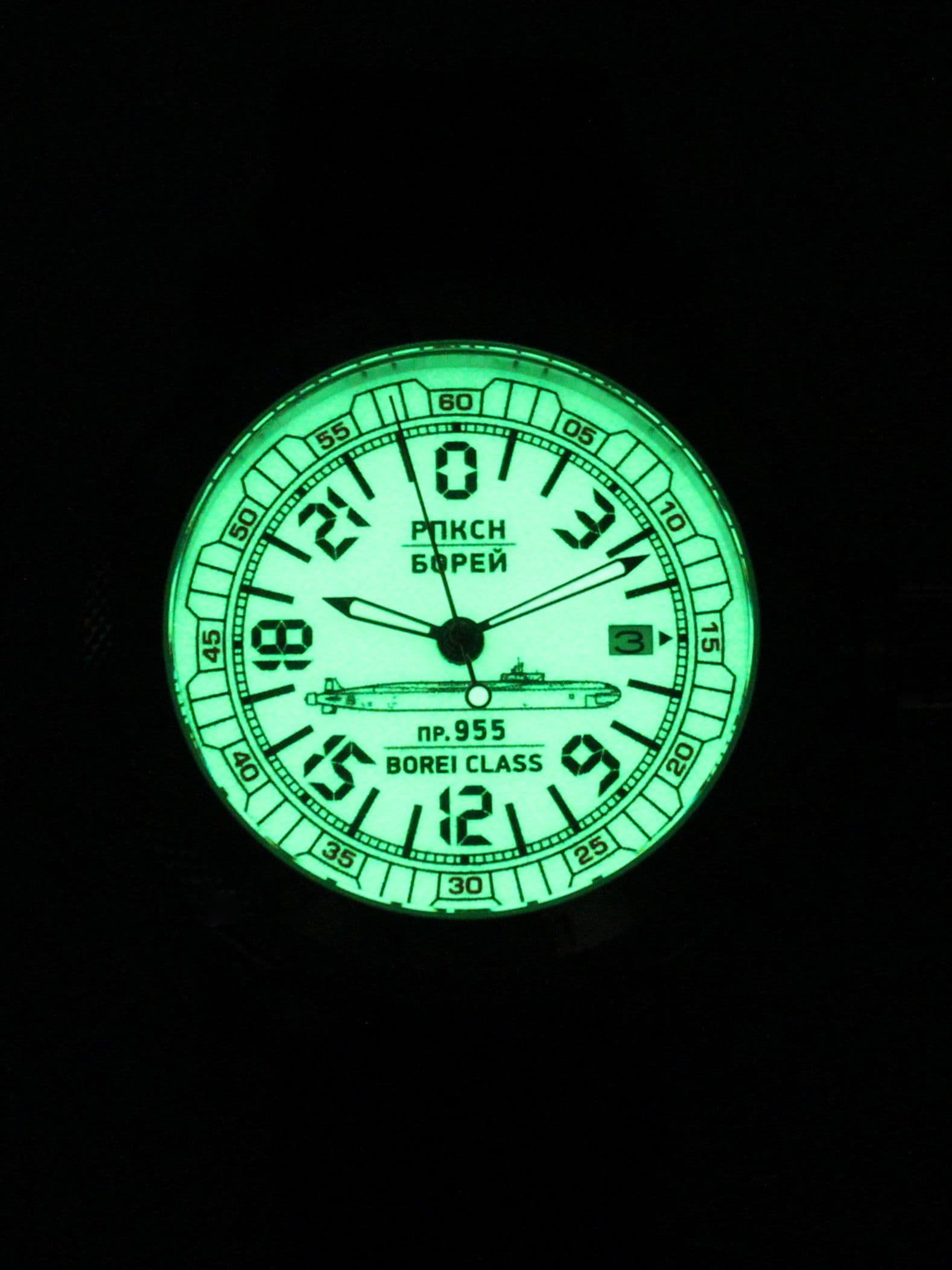 Часы РПКСН 955 Борей (Borei class) механические с автоподзаводом (Seiko NH34A) 47.190.01