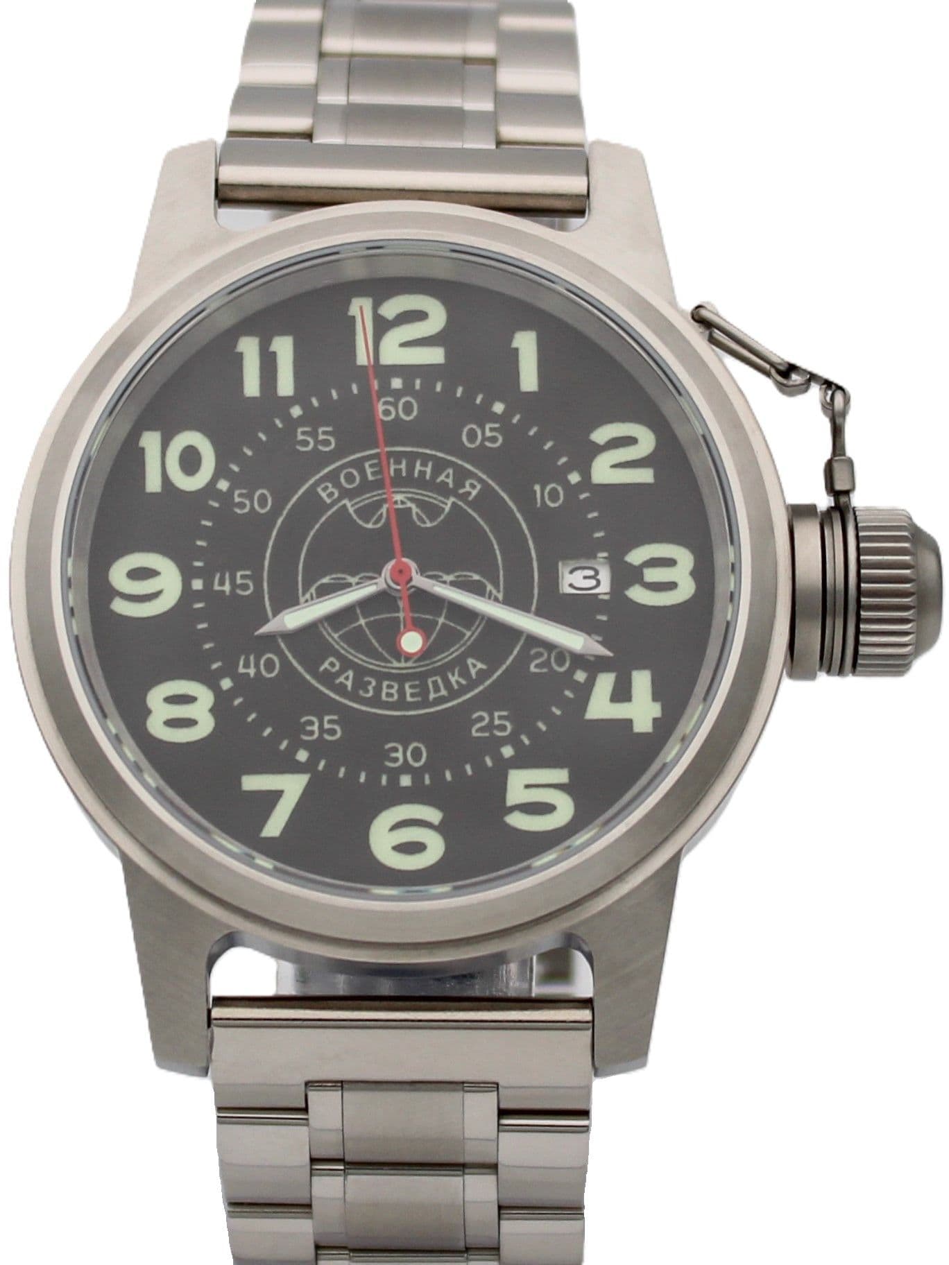 Часы Военная разведка механические с автоподзаводом (Seiko NH35A) 45.169.2