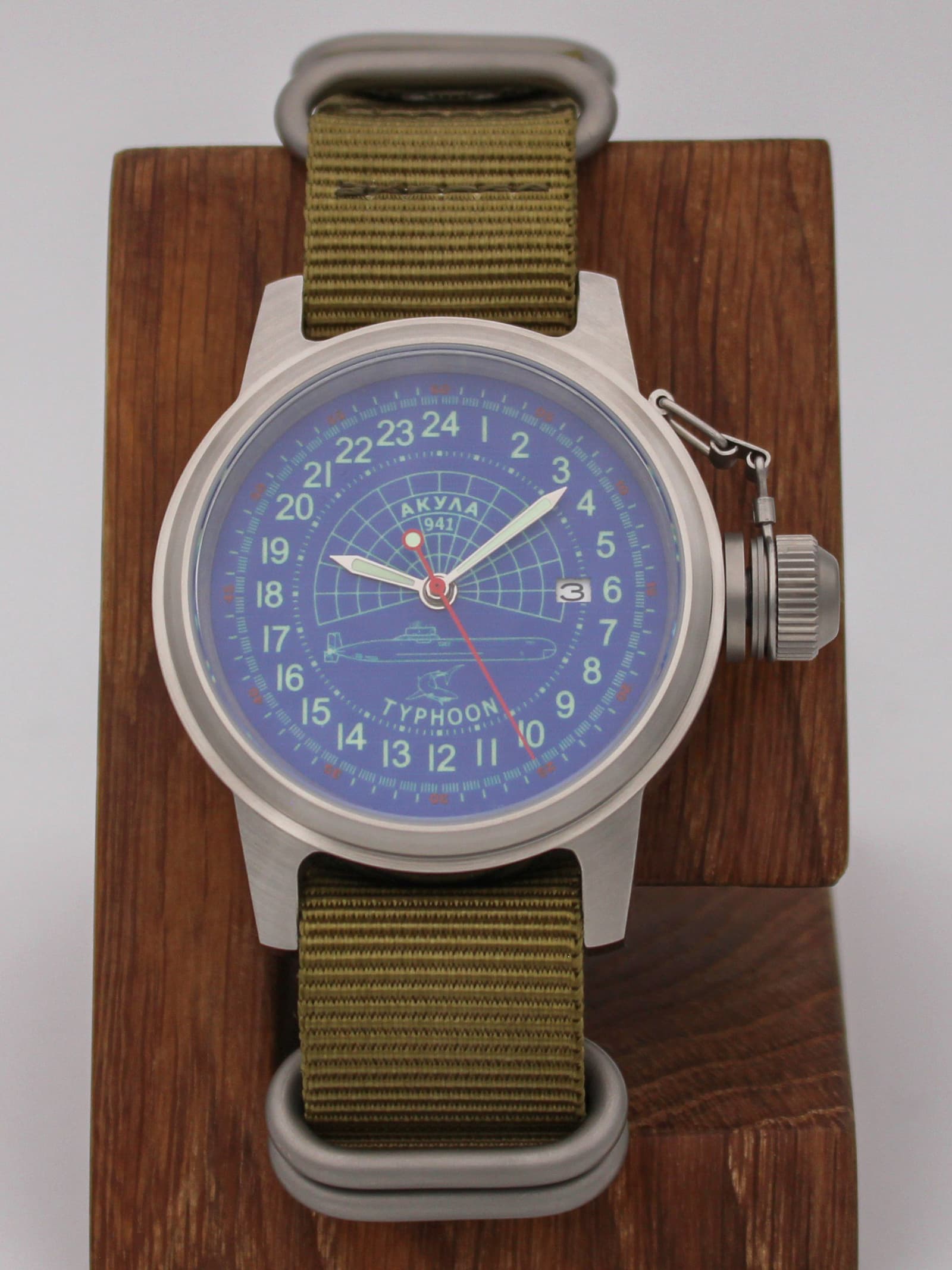 Часы 941 / Акула (Typhoon) механические с автоподзаводом (Seiko NH34A) 45.146.21
