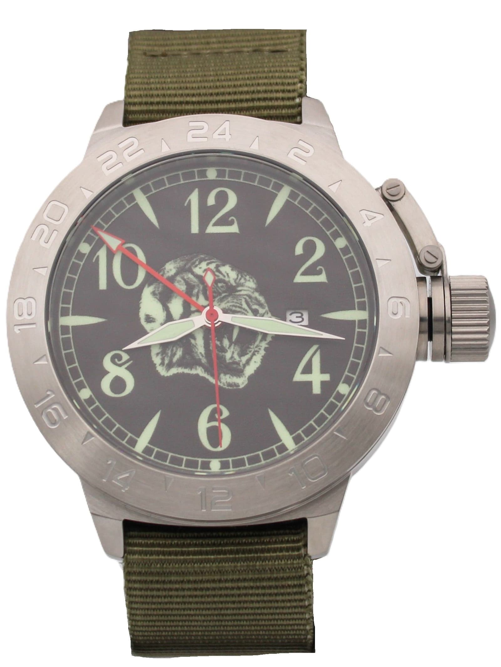 Часы Тигр механические с автоподзаводом (Seiko NH34A) 52.310.21
