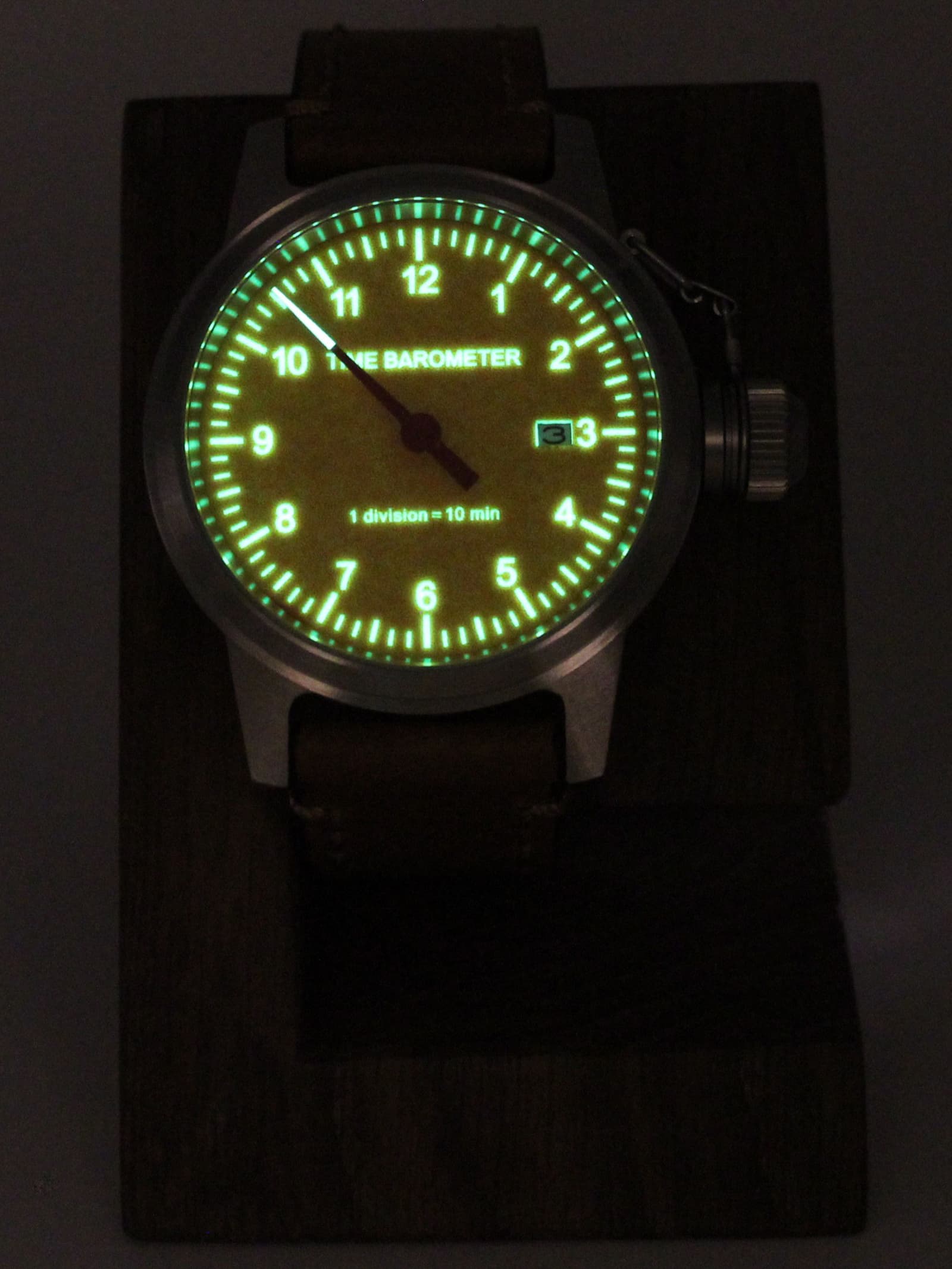 Часы Time Barometer однострелочные механические с автоподзаводом (Seiko NH35A) 45.170.03