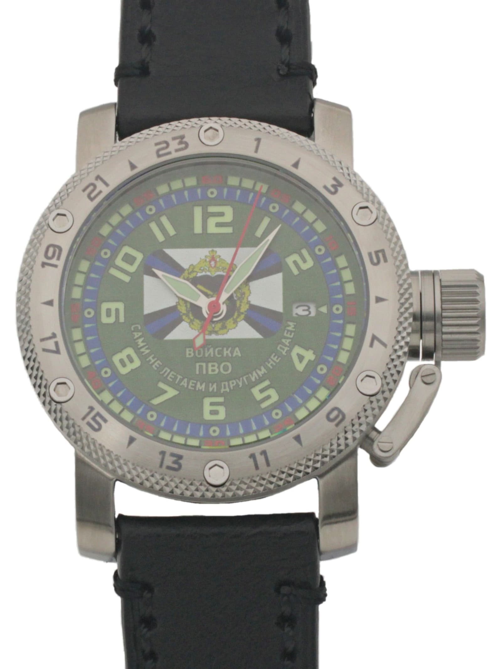 Часы Войска ПВО механические с автоподзаводом (Seiko NH35A) 47.382.01