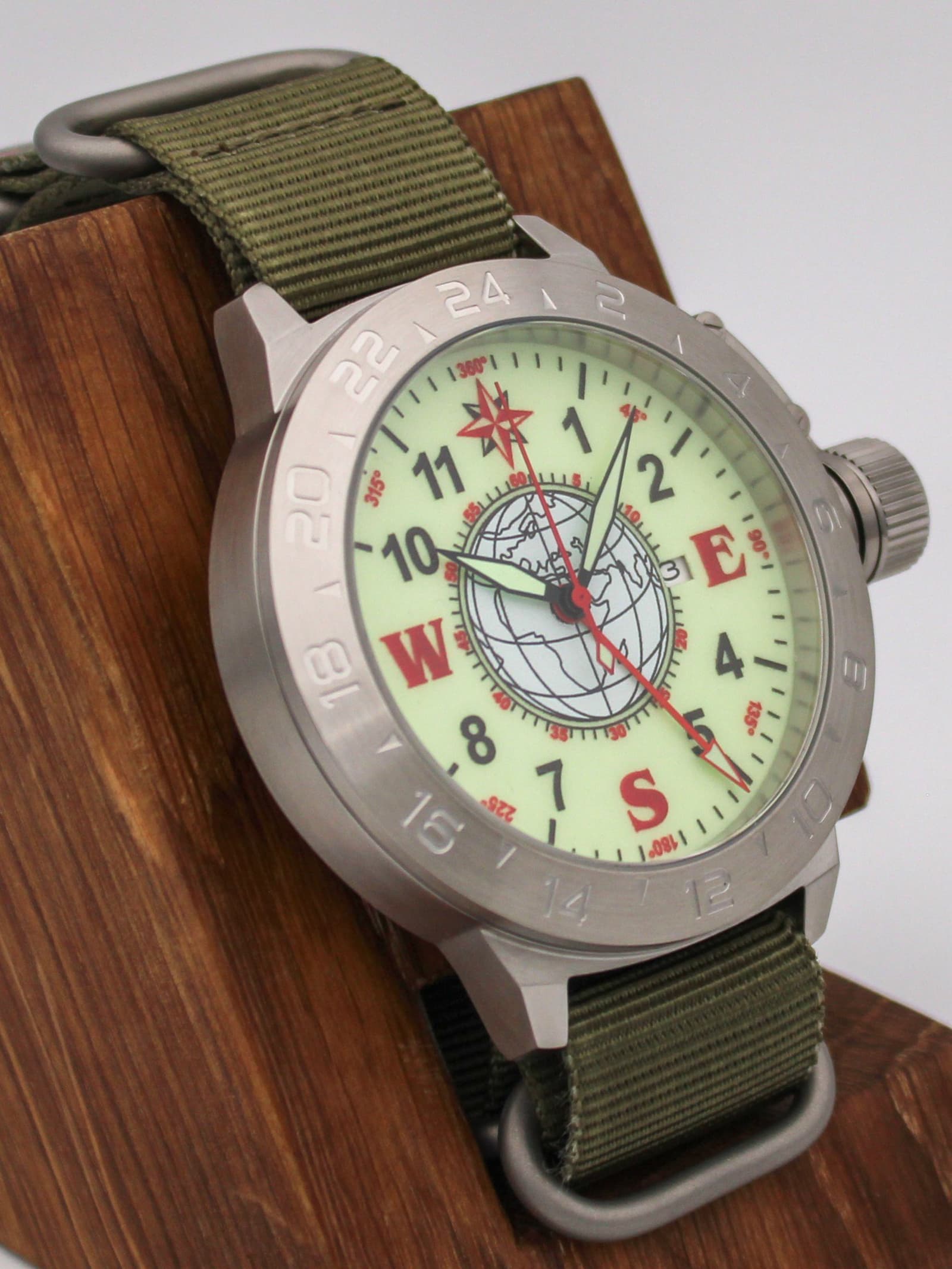 Часы Компас механические с автоподзаводом (Seiko NH34A) 52.186.21